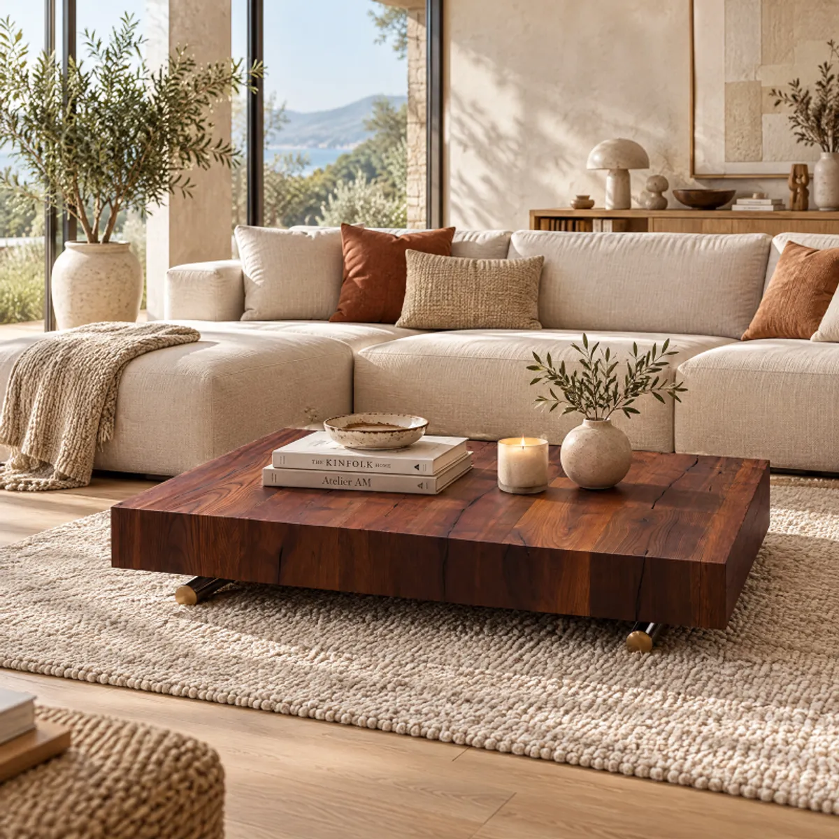 Ulisse - Table relevable extensible pour petit espace en bois — vue 5