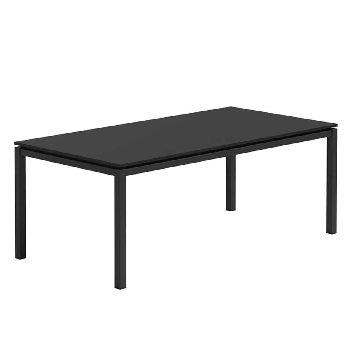 Vicenza - Table de salle à manger en stratifié et pieds en métal — vue 3