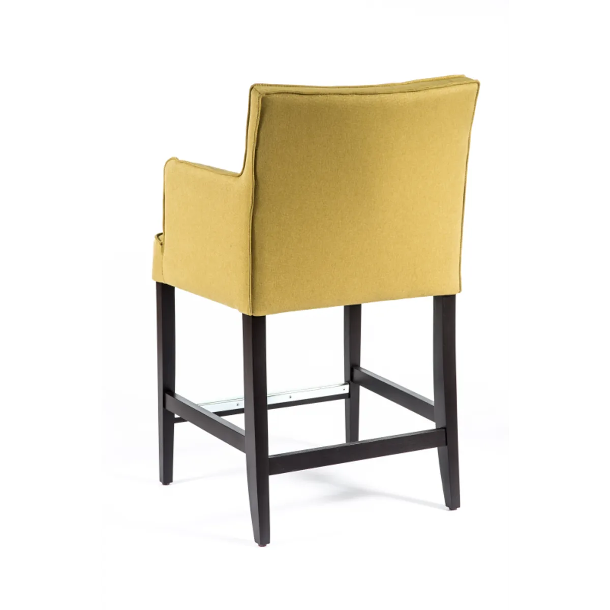 BarDiem 2 - Tabouret snack en tissu matelassé avec accoudoirs — vue 3