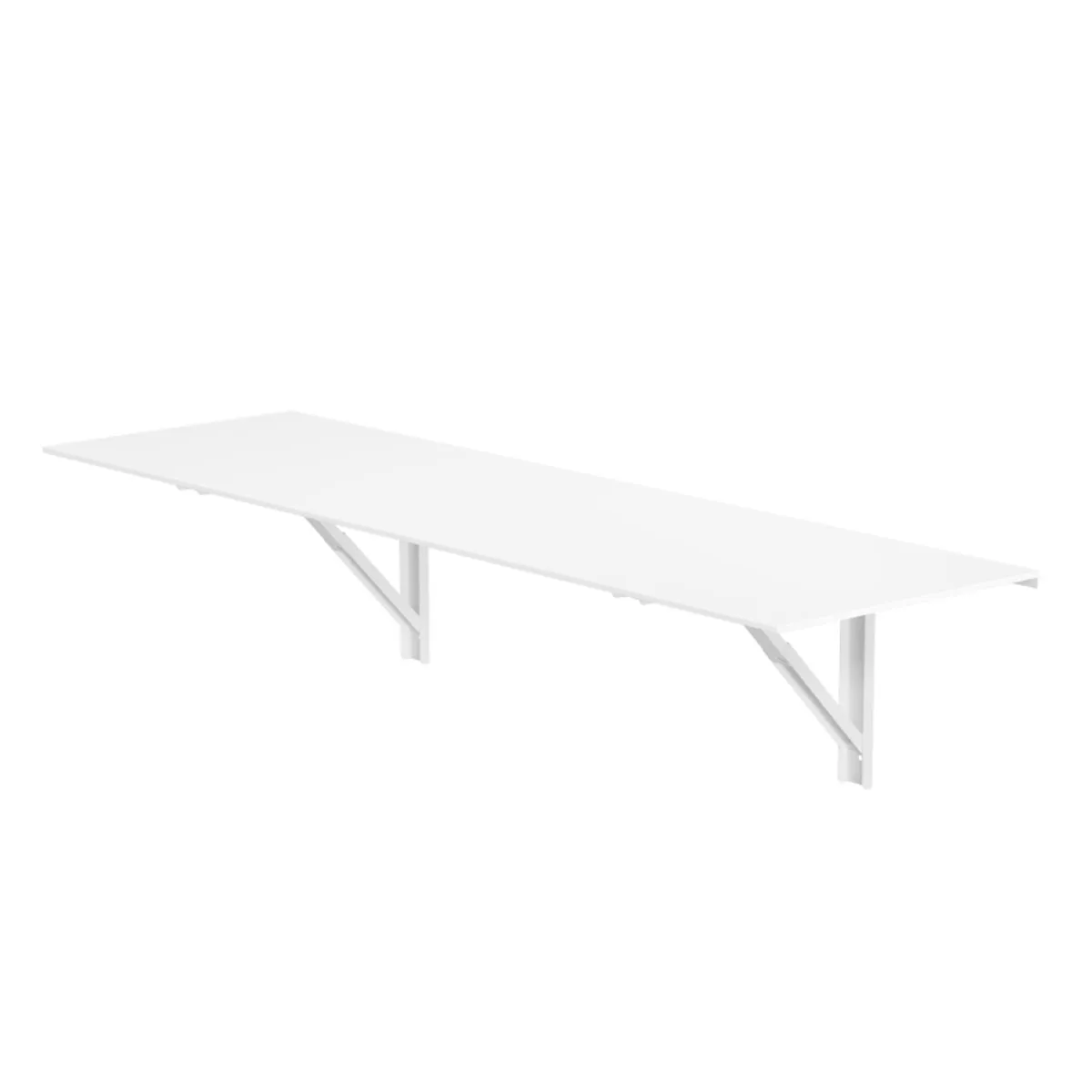 Vulcano - Table murale rabattable en verre — vue 3