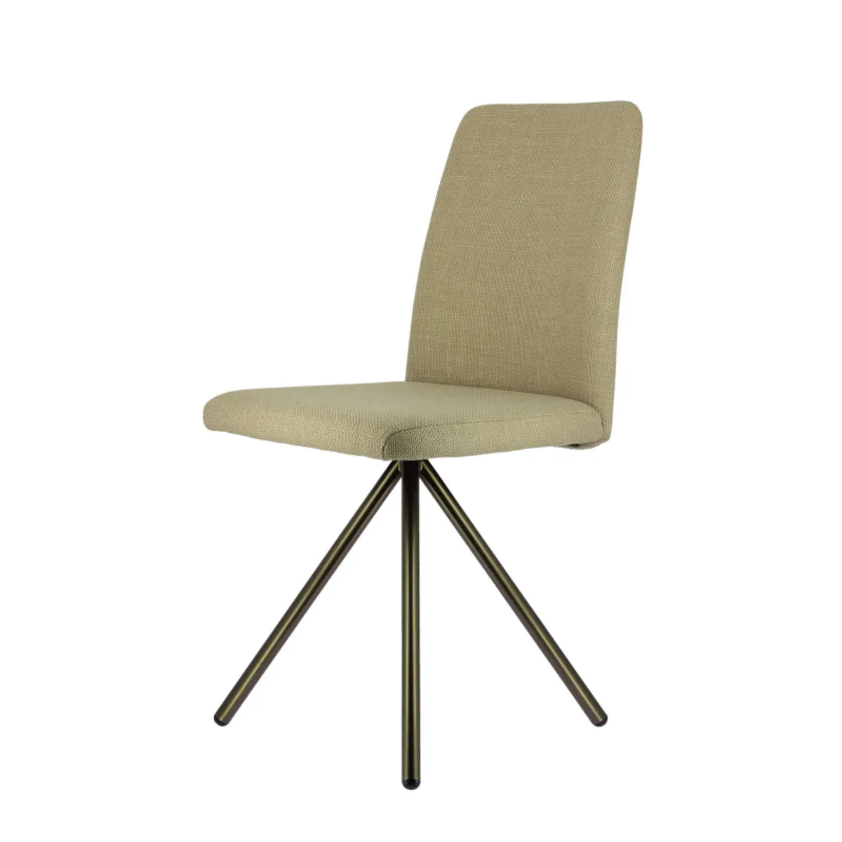 Charentes - Chaise moderne en tissu et pieds métal — vue 4