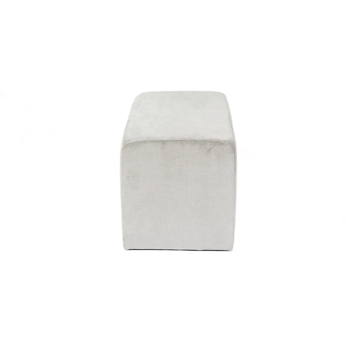 Max - Pouf rectangulaire en tissu — vue 3