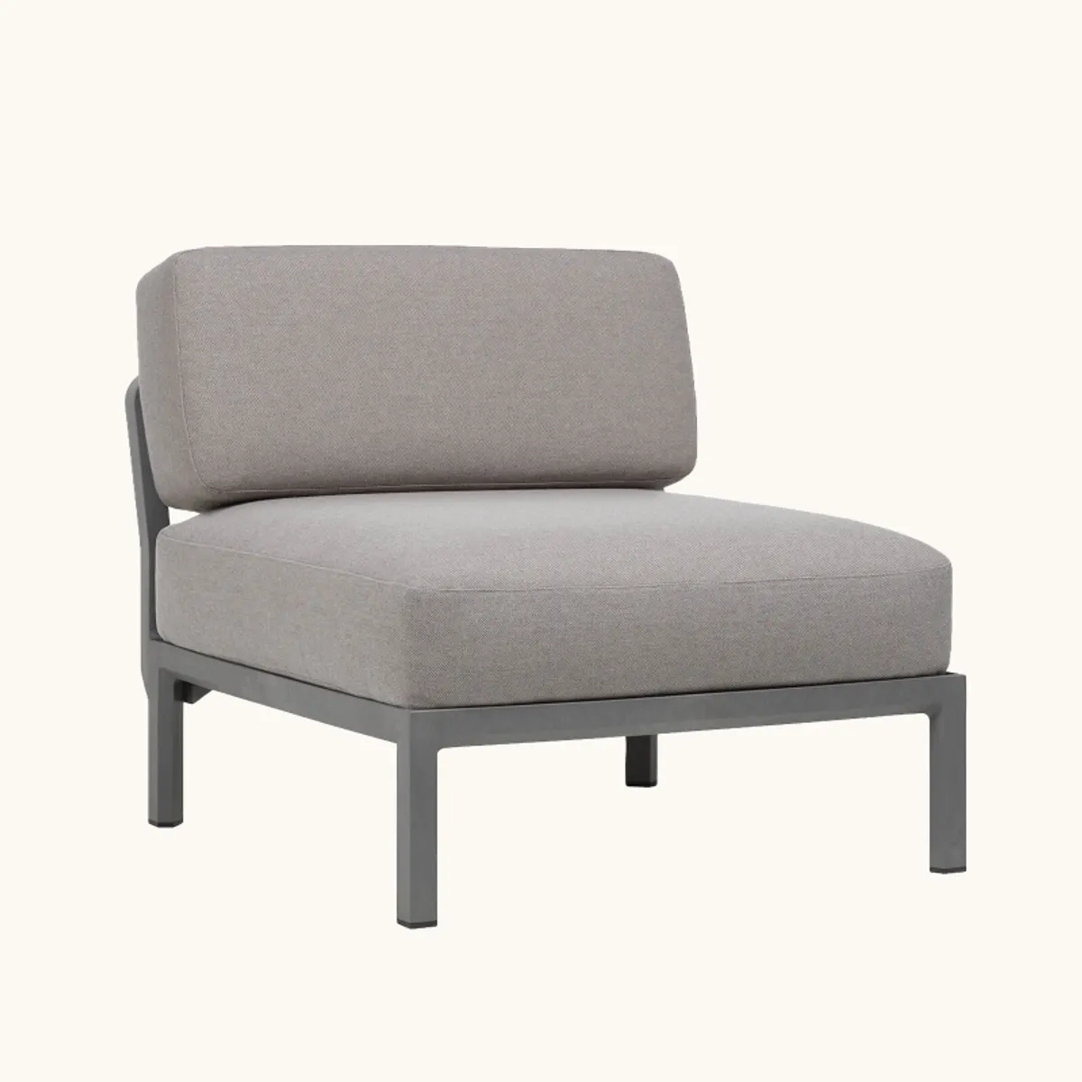 Maximo elemento - Fauteuil de jardin sans accoudoirs configurable