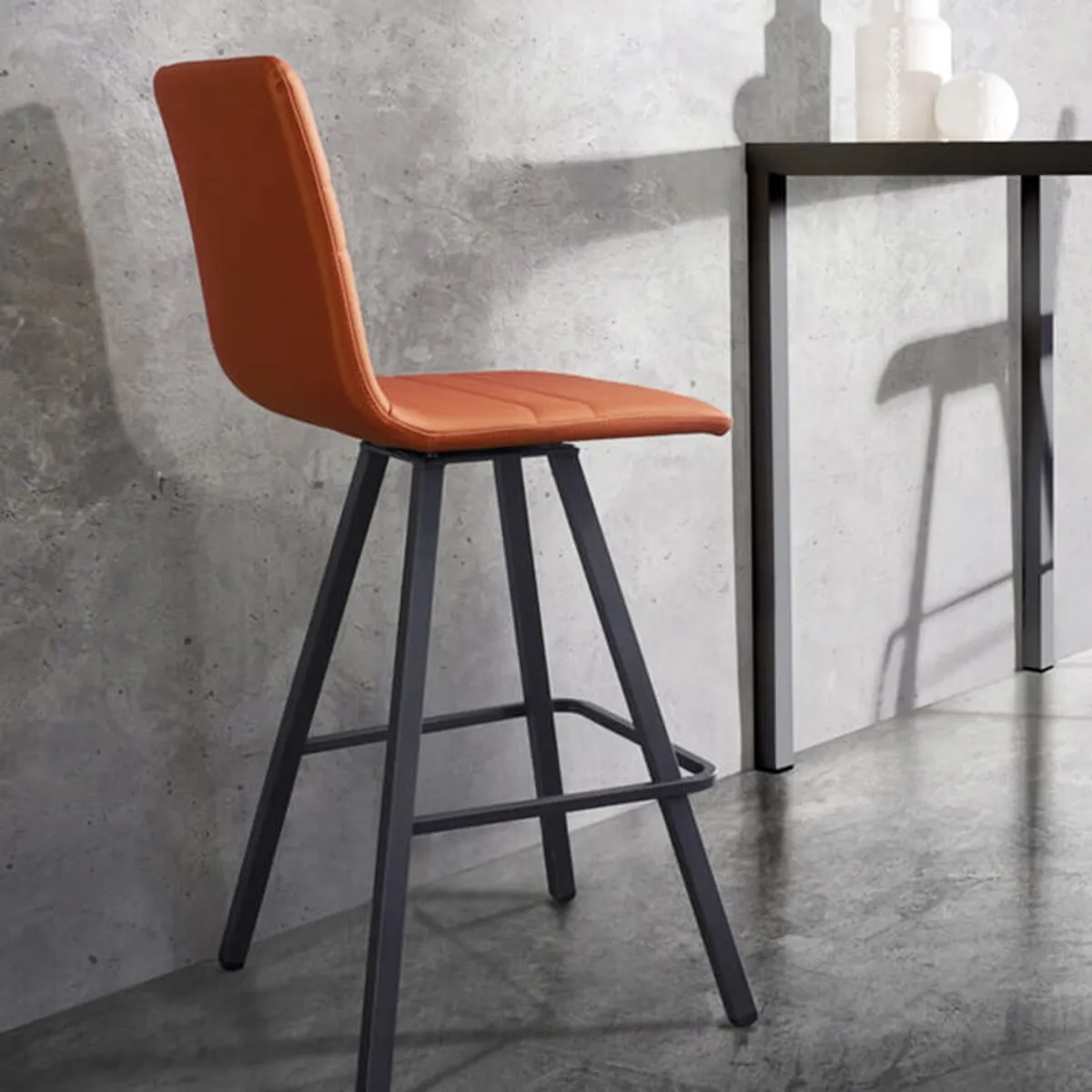 Diego - Tabouret snack pivotant de fabrication italienne — vue 3