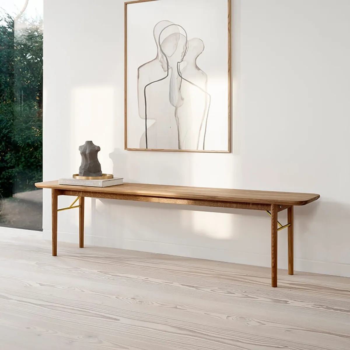 SM832/833 - Banc en bois massif fabrication danoise