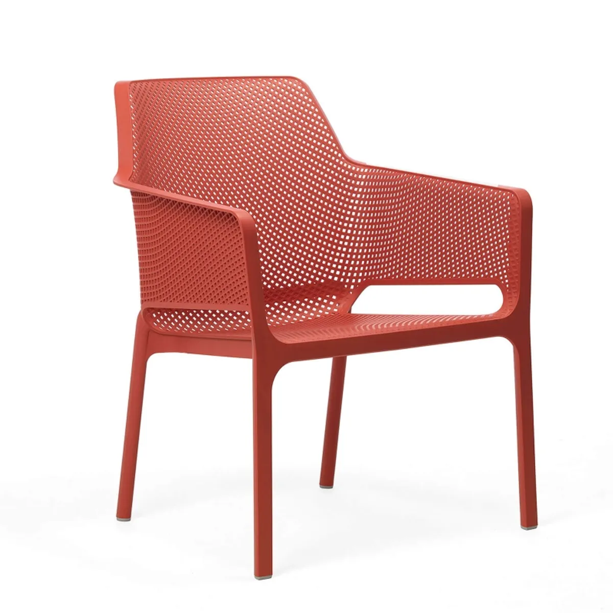 Net relax - Fauteuil de jardin relax empilable en polypropylène — vue 3
