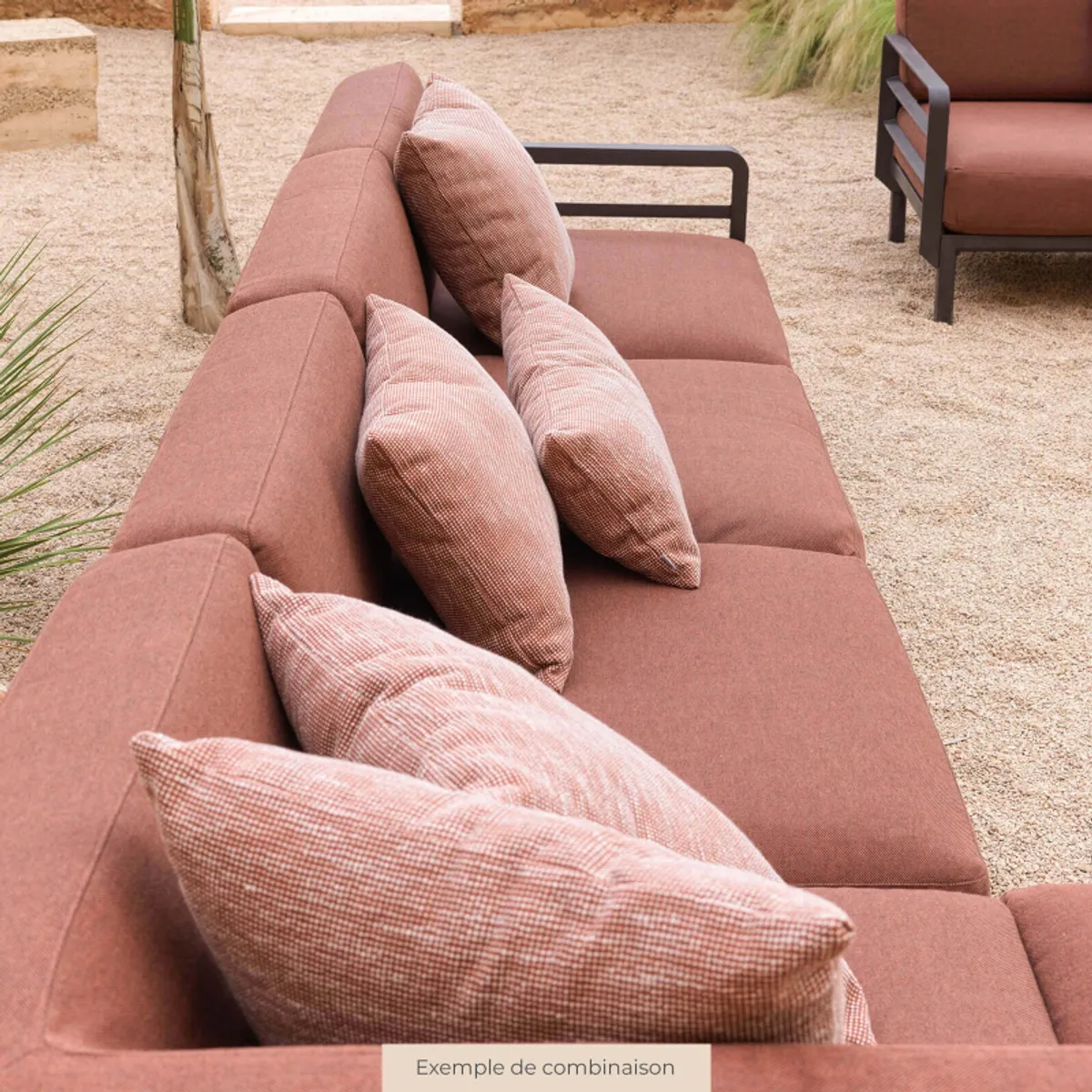 Maximo elemento - Fauteuil de jardin sans accoudoirs configurable — vue 4