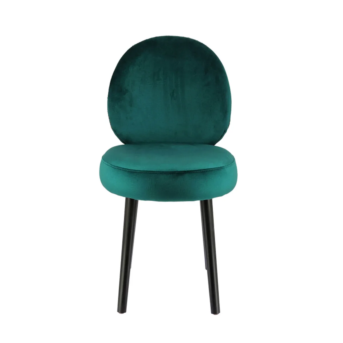 Severus - Chaise cosy bicolore en tissu avec pieds bois — vue 5