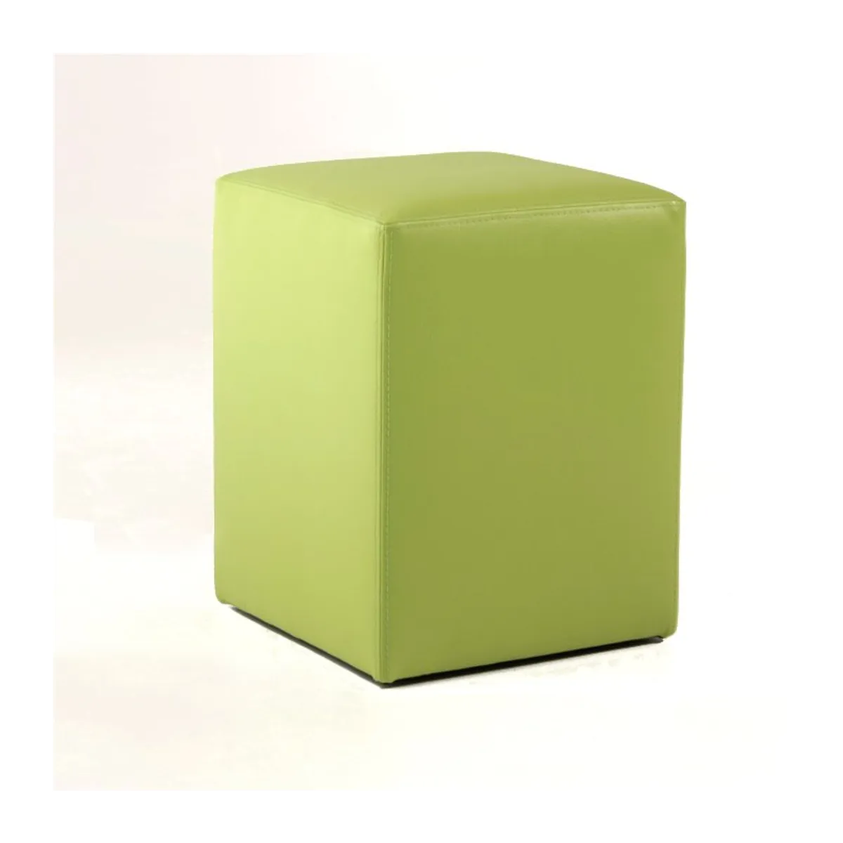 Pouf carré en synthétique – Quadra — vue 3