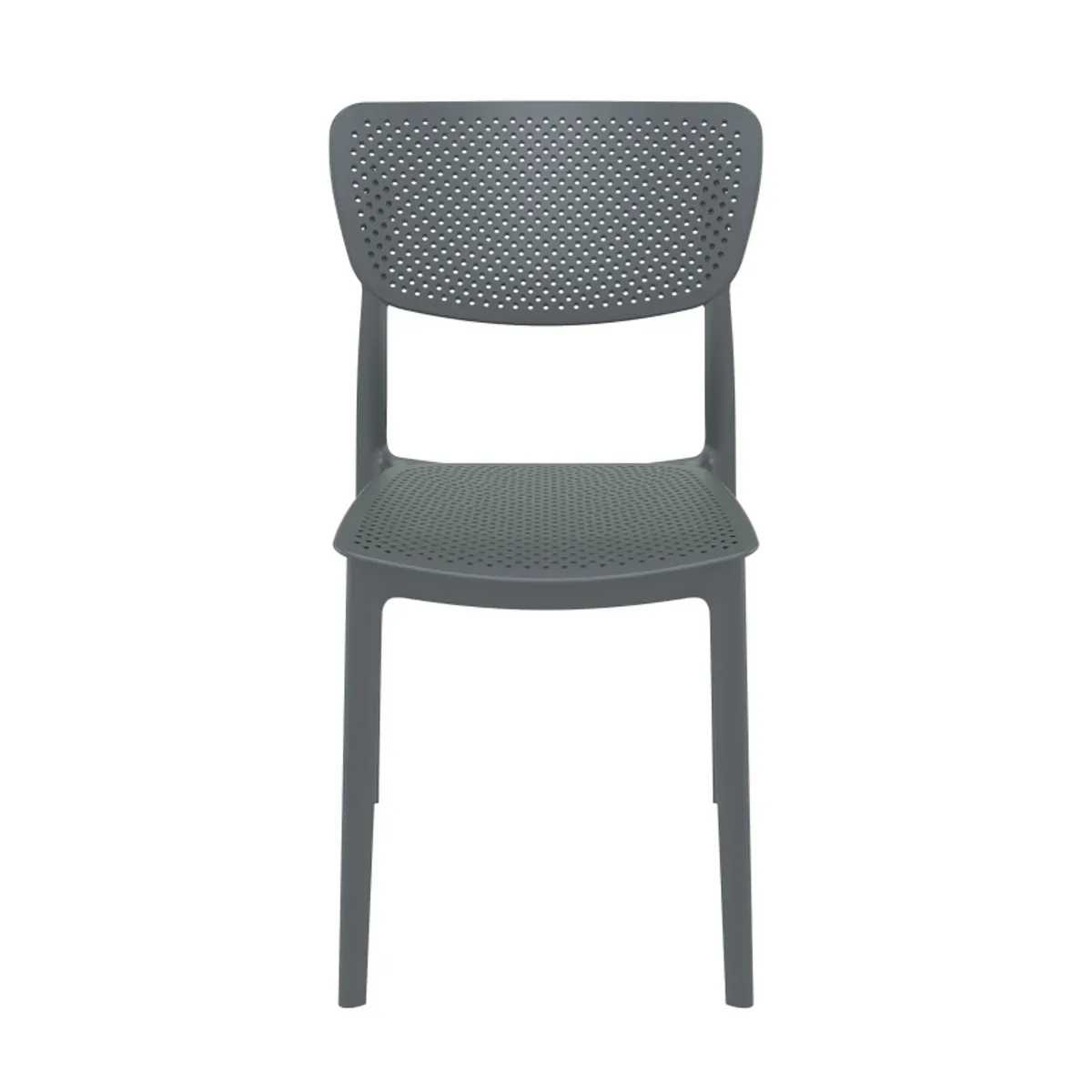 Lucy - Chaise de jardin en polypropylène micro perforé — vue 5