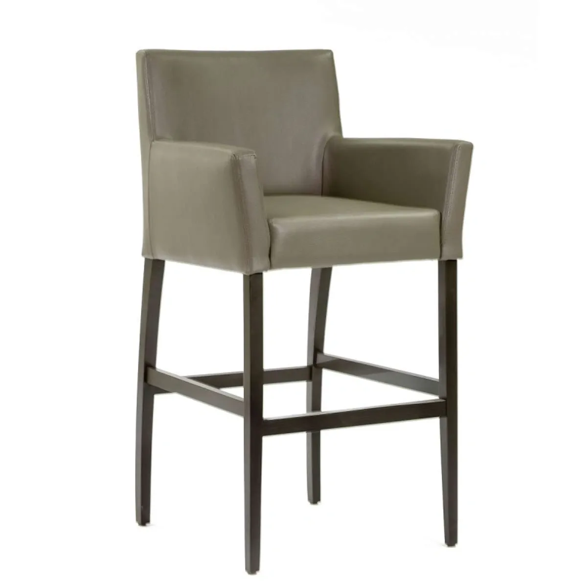 BarMatiz - Tabouret de bar avec dossier et accoudoirs en synthétique