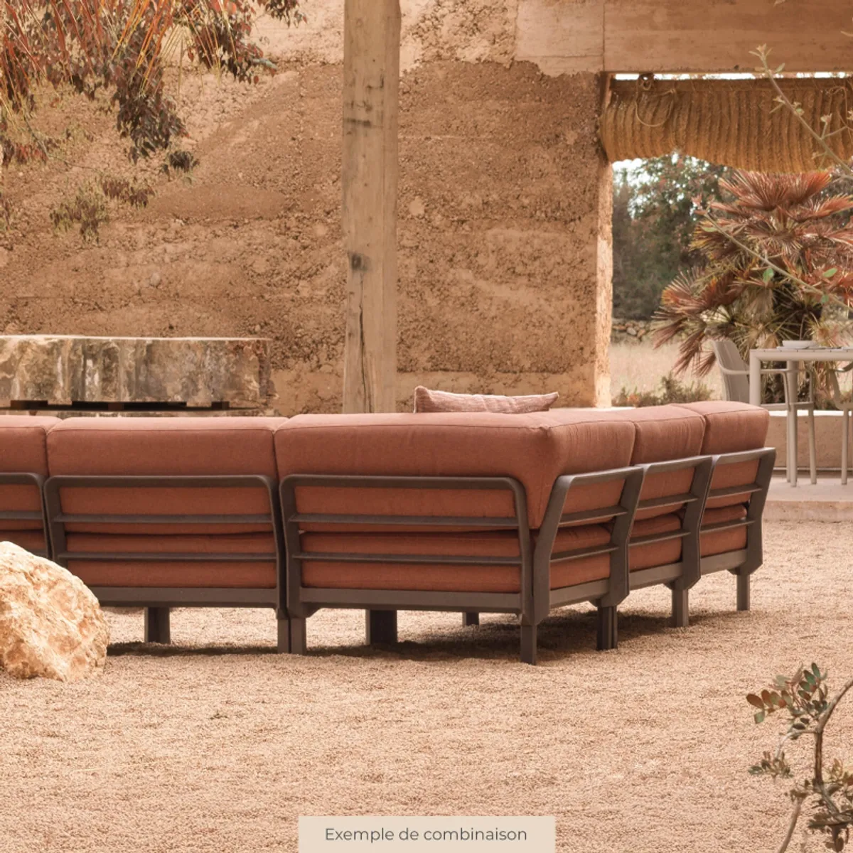 Maximo elemento - Fauteuil de jardin d'angle configurable — vue 5