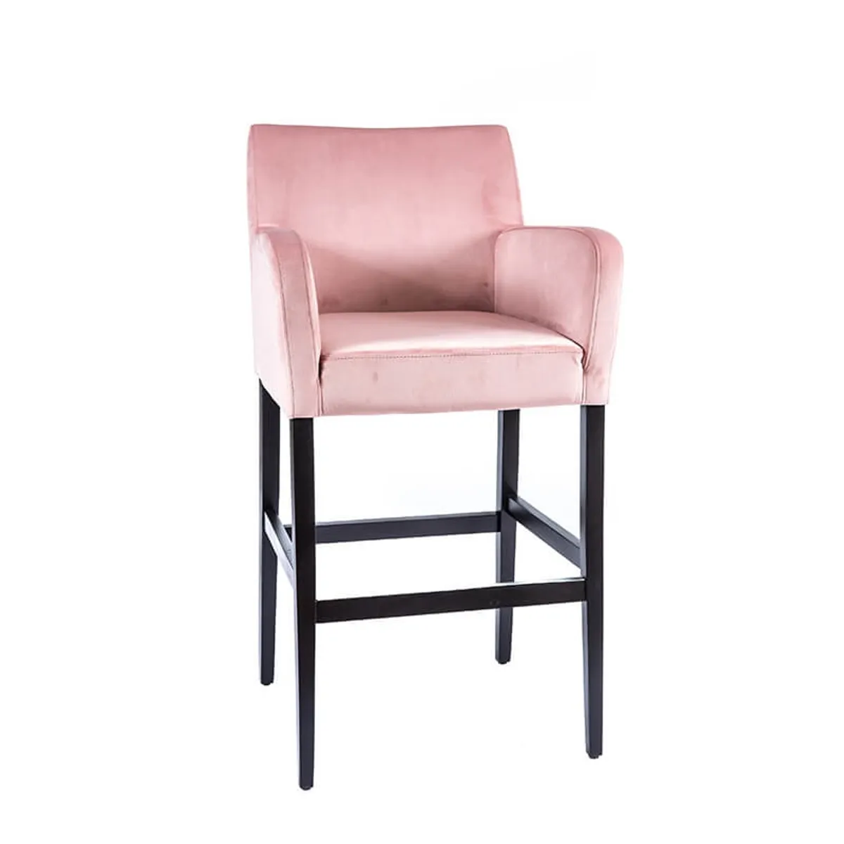 BarMoritz - Tabouret de bar en tissu avec accoudoirs