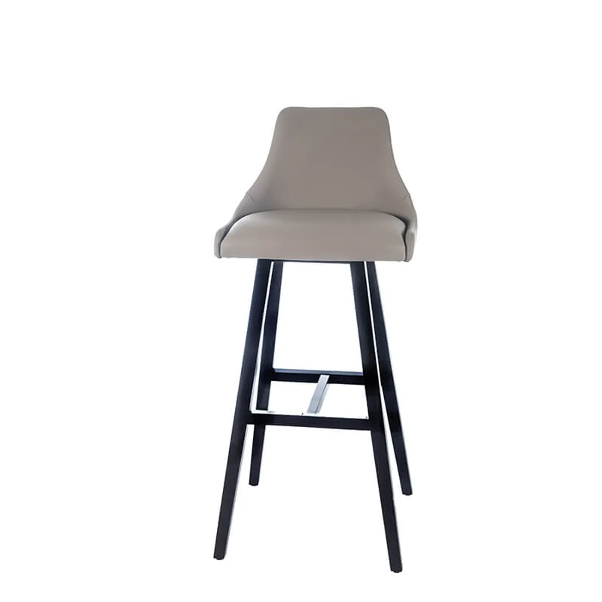 BarLars - Tabouret de bar moderne avec pieds en bois — vue 4