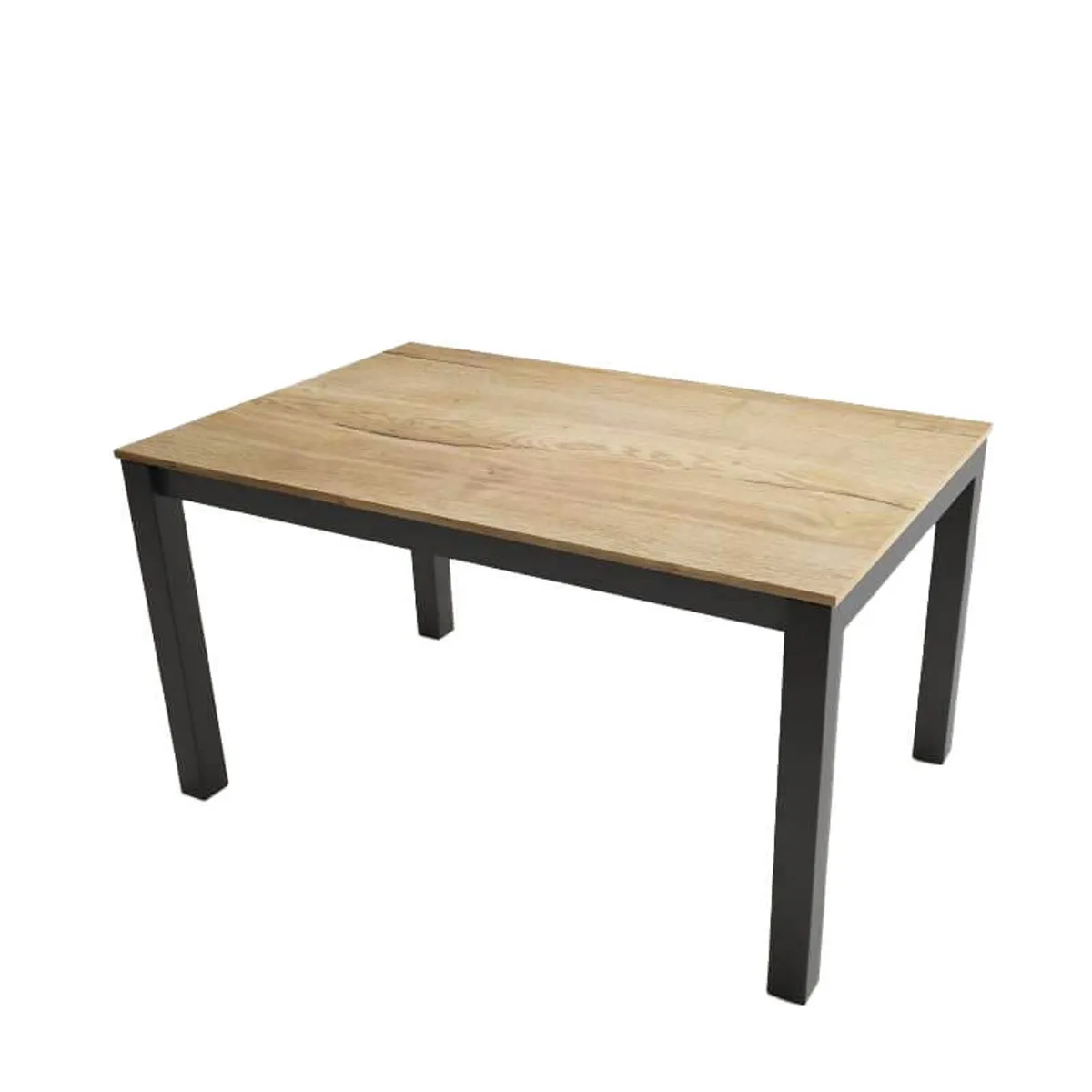 Kyoto - Table extensible en stratifié et pieds en métal — vue 3