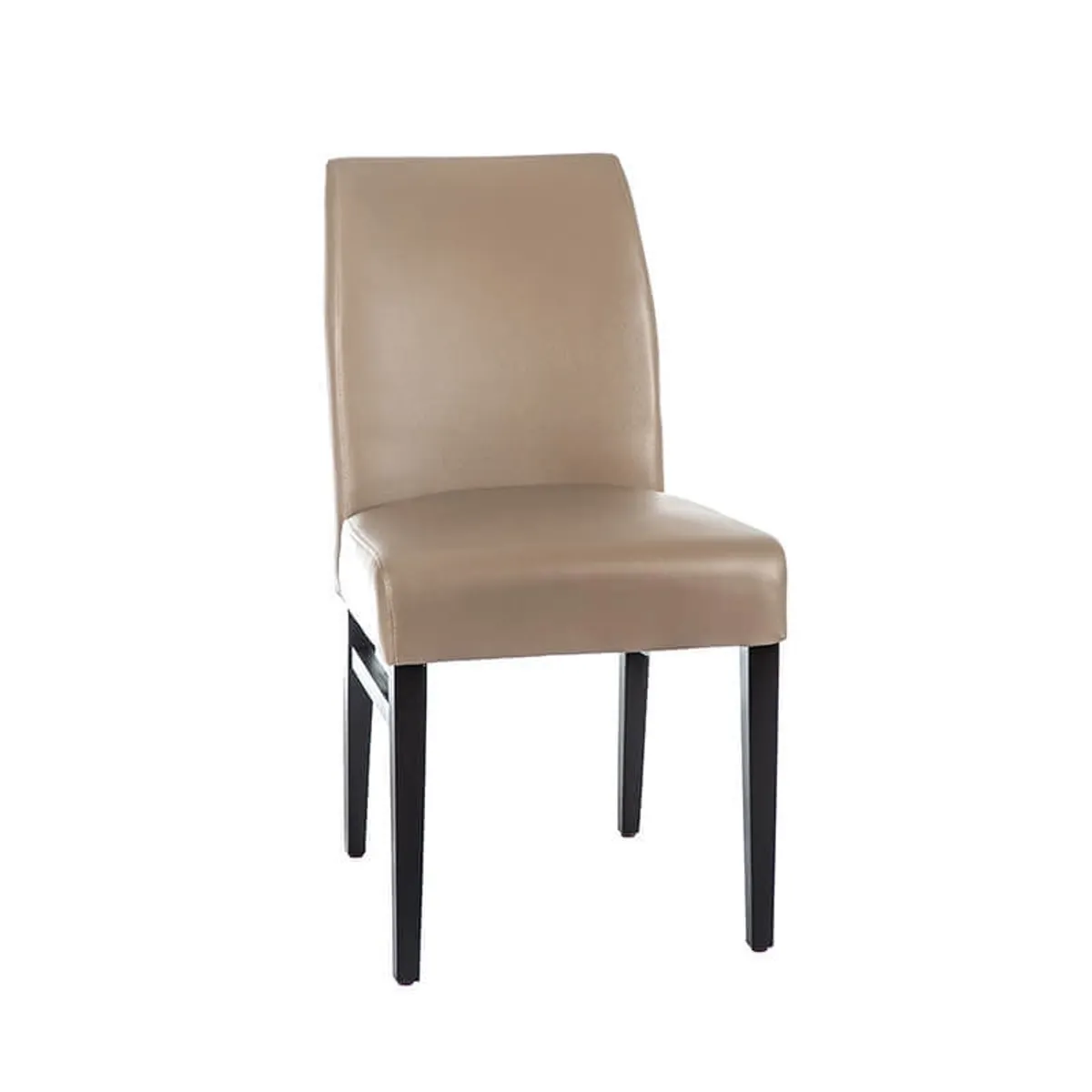 Fritz-40 - Chaise contemporaine rembourrée avec pieds en bois