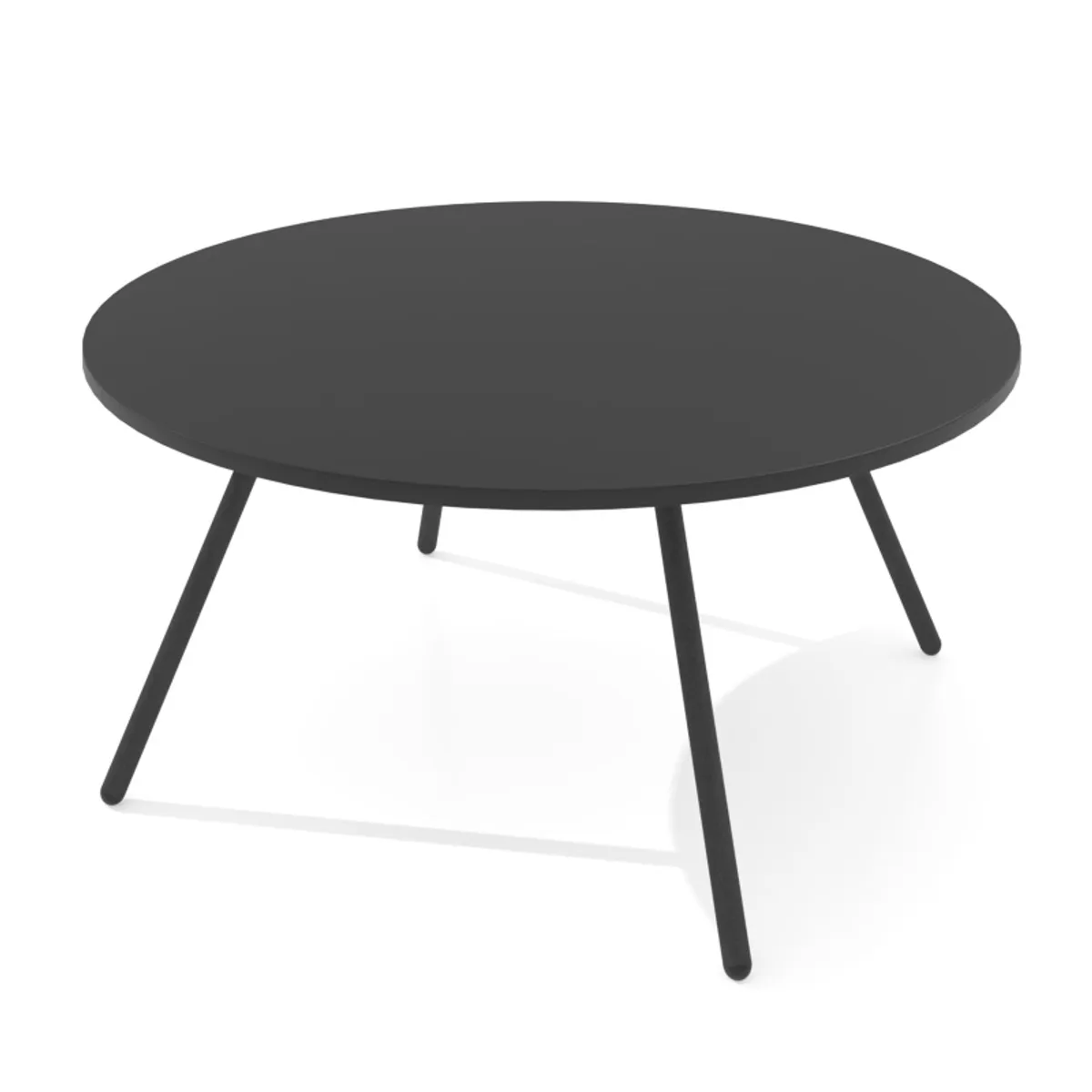 Trevi - Table basse ronde avec pieds en métal — vue 5
