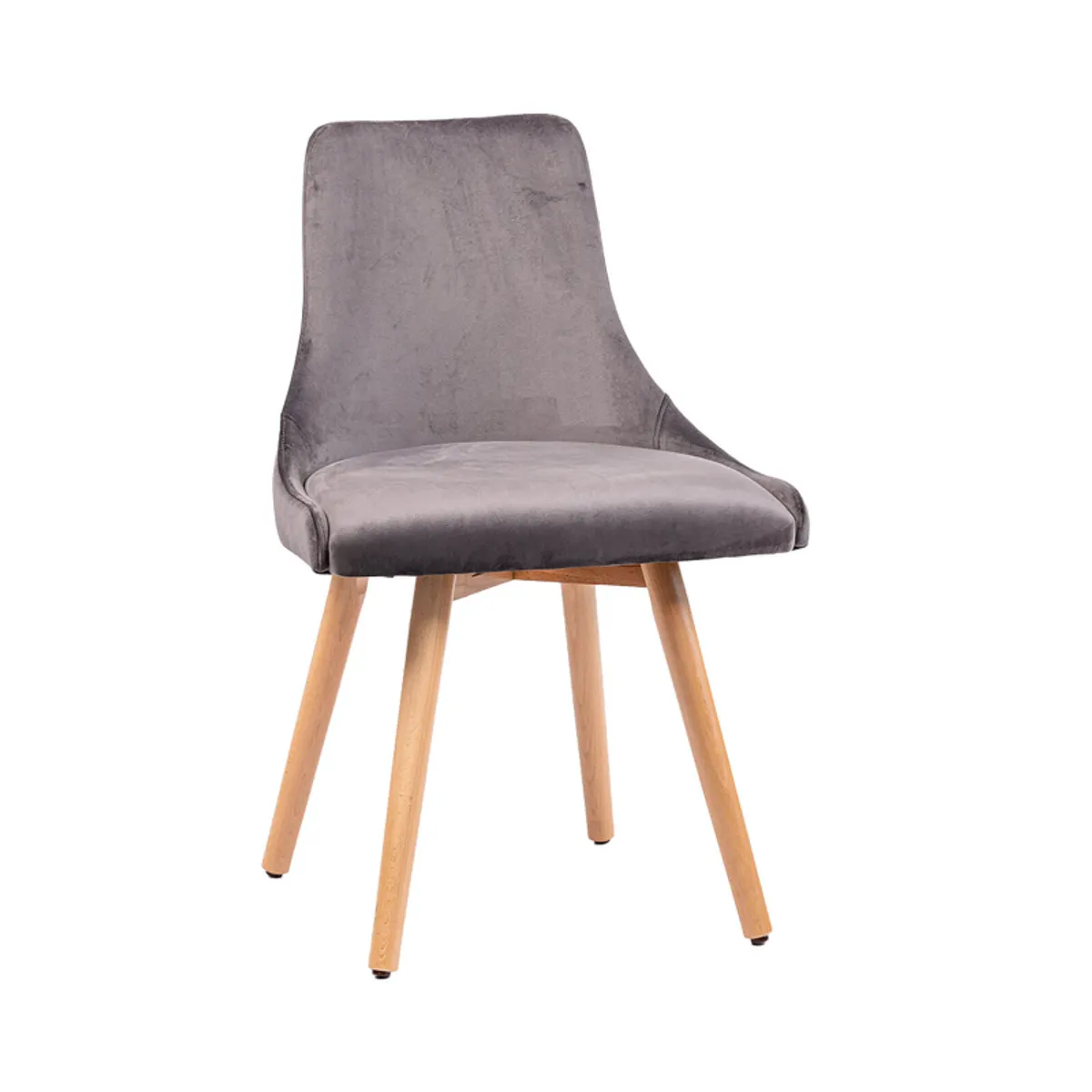 Lars - Chaise confortable avec pieds en bois — vue 3