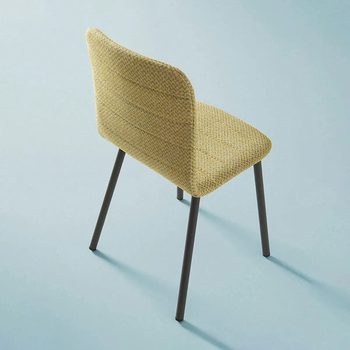 Pepper Mobliberica® - Chaise design en tissu matelassé avec pieds en métal — vue 3