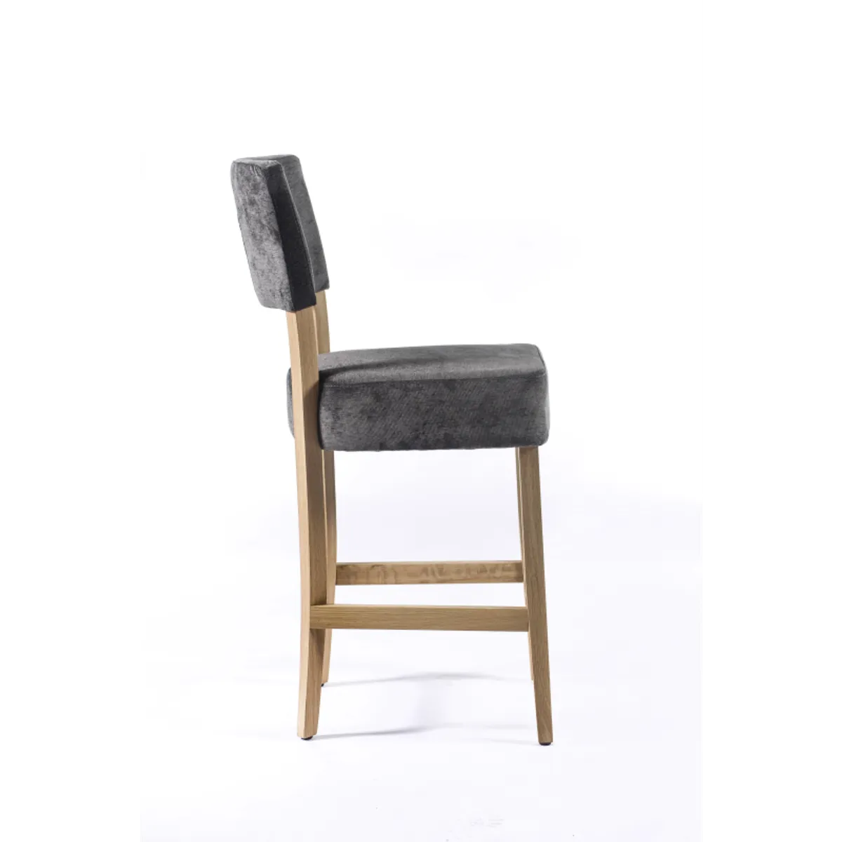 BarSteffi - Tabouret snack en tissu et bois — vue 5