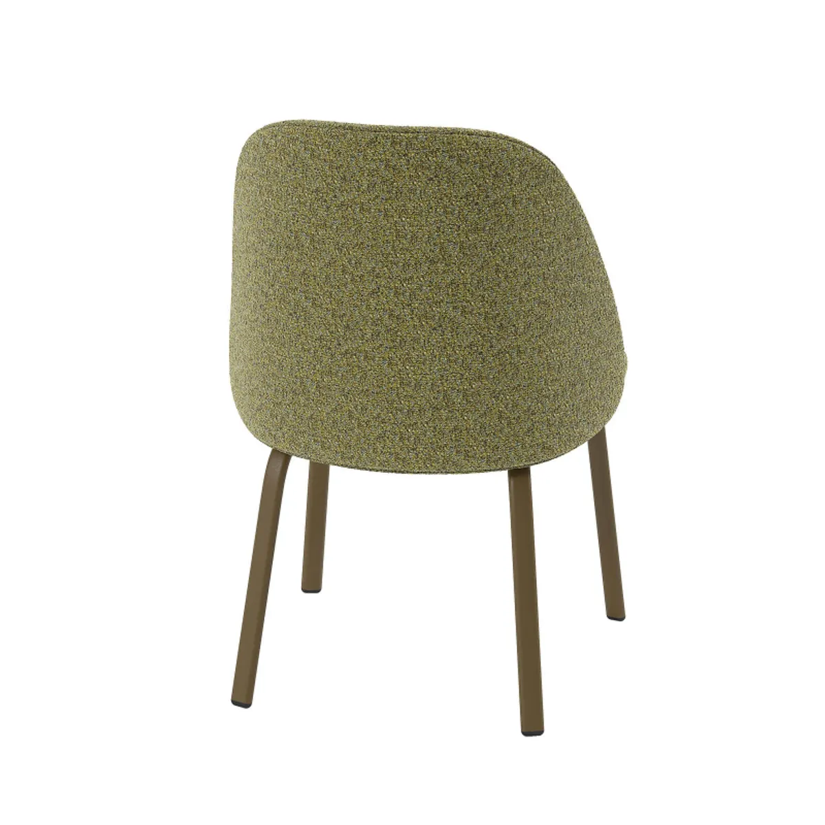 Sofia - Chaise basse cosy en tissu et métal — vue 3