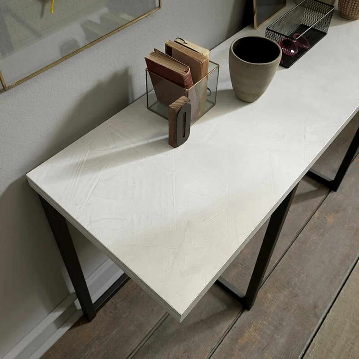 Flap - Table console extensible en mélaminé — vue 5