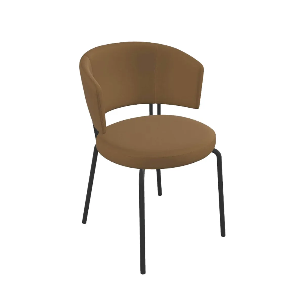 Chaise tendance de salle à manger en simili – Aero — vue 3