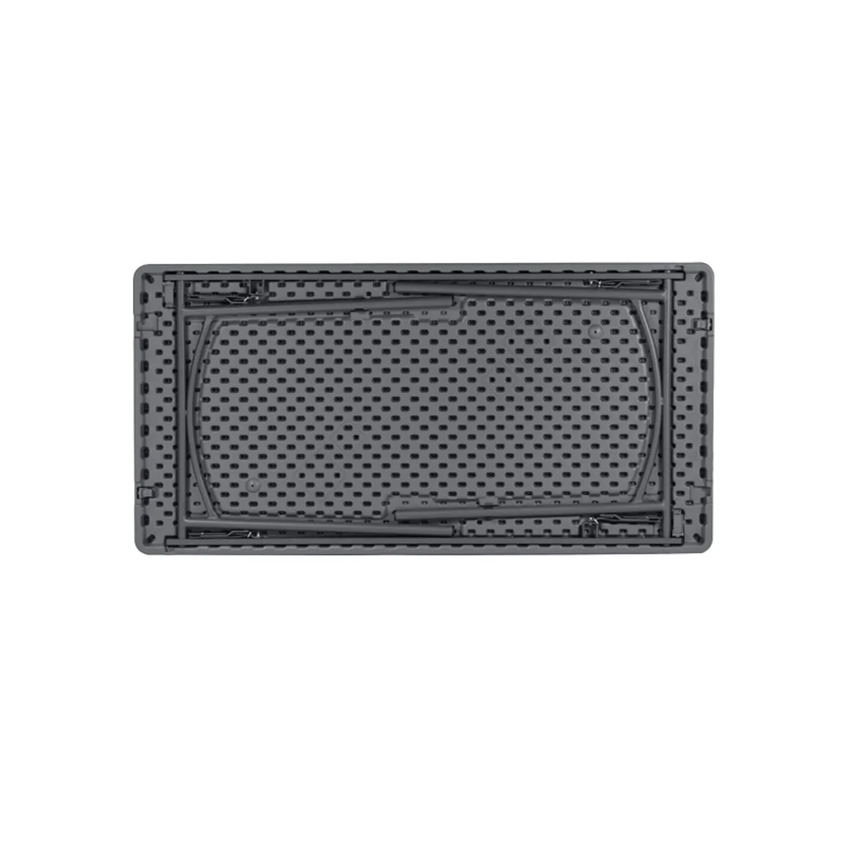 XXL - Table pliante rectangulaire gris foncé — vue 3