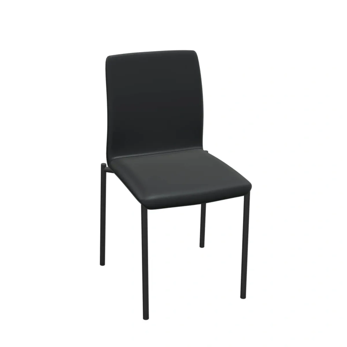 Pro'G - Chaise moderne en métal et simili