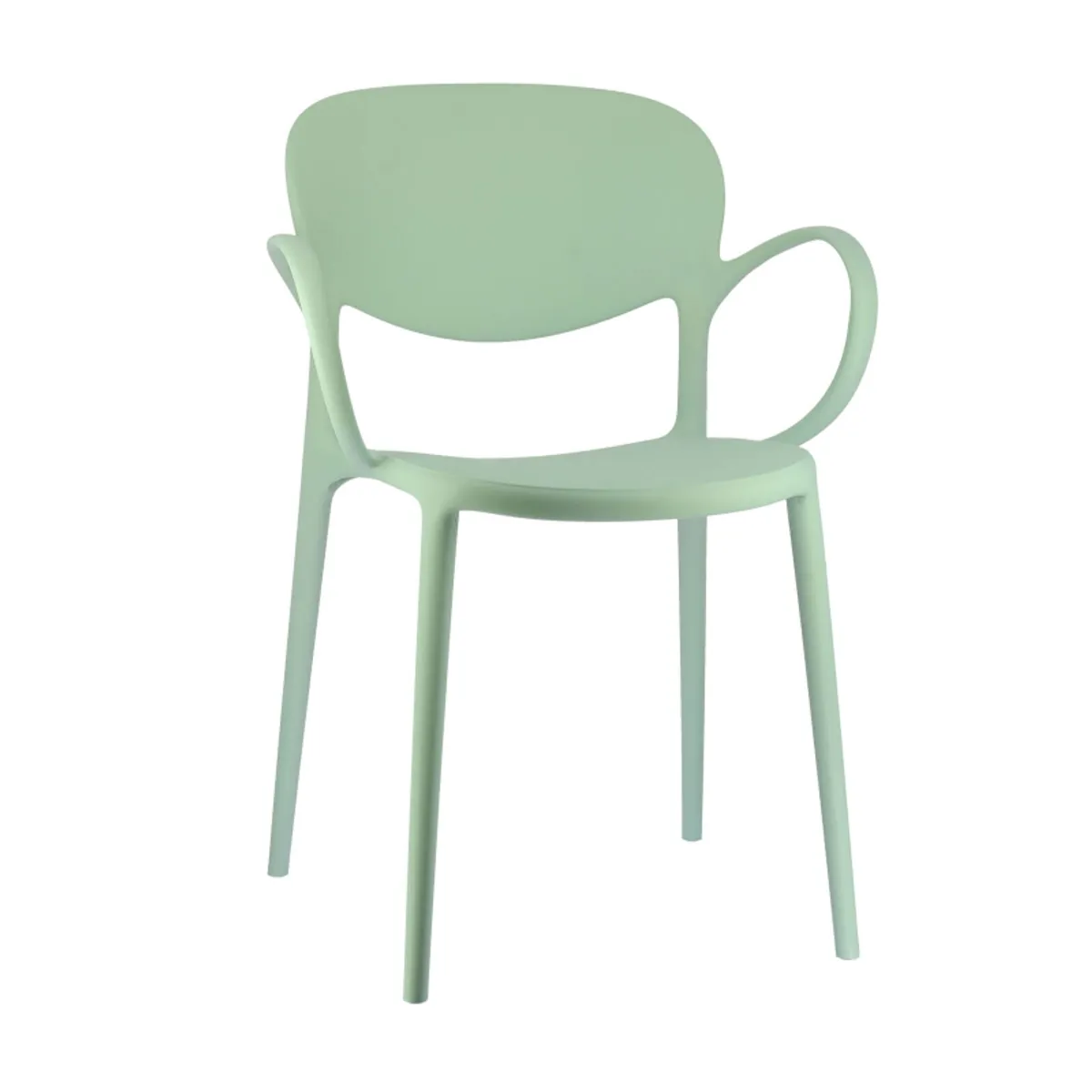 Abby Connubia® - Fauteuil de jardin empilable en polypropylène recyclé — vue 3