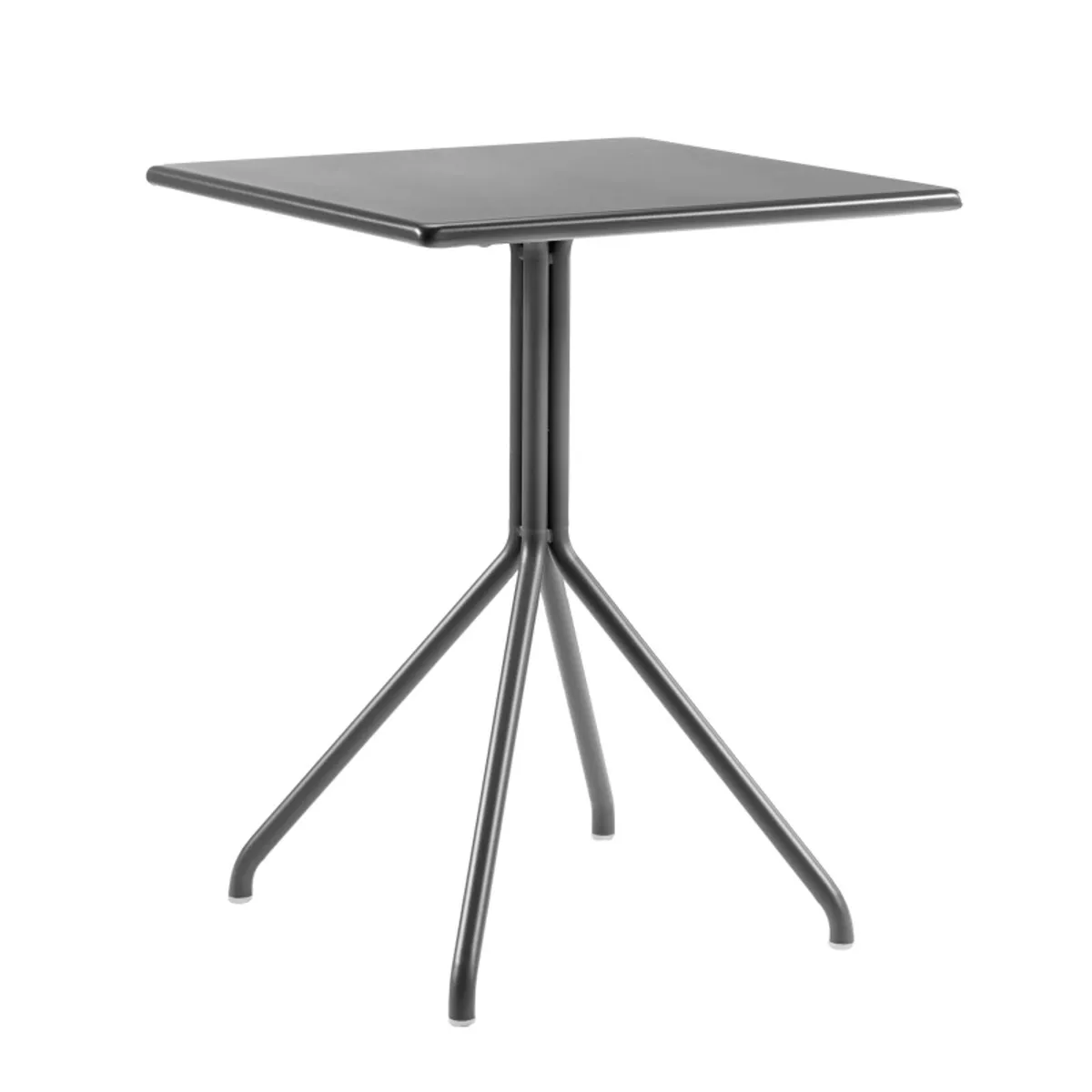 Lol - Petite table carrée moderne en métal et composite fabrication italienne — vue 3
