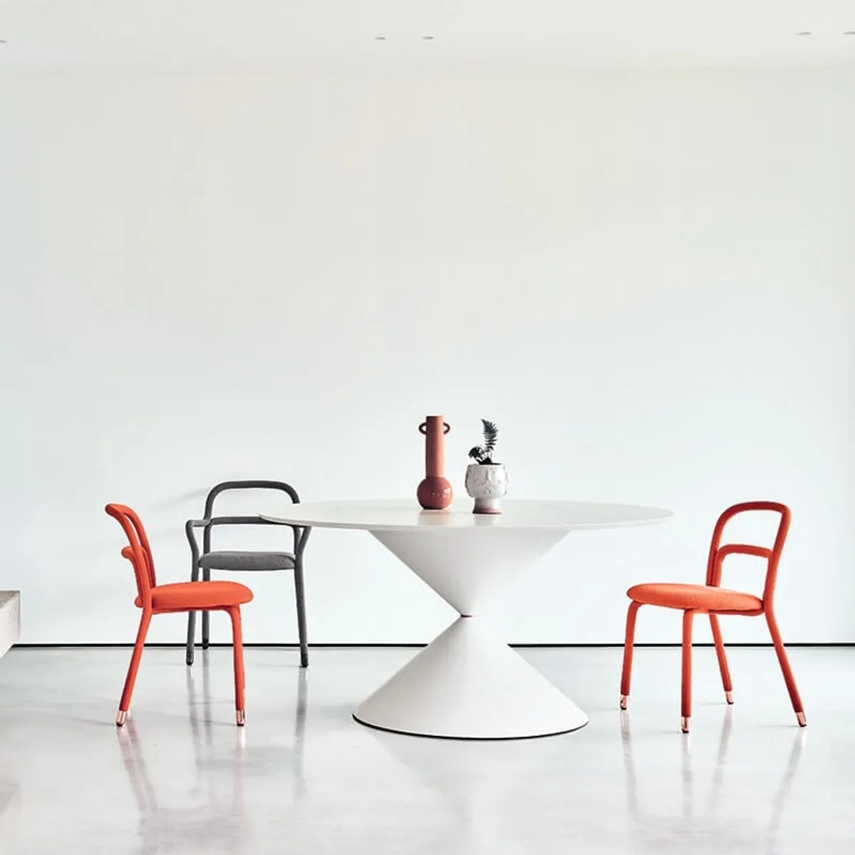 Clessidra Midj® - Table de salle à manger ronde design en bois