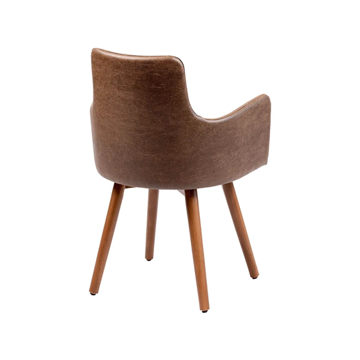 Anders - Fauteuil rembourré avec pieds bois — vue 5