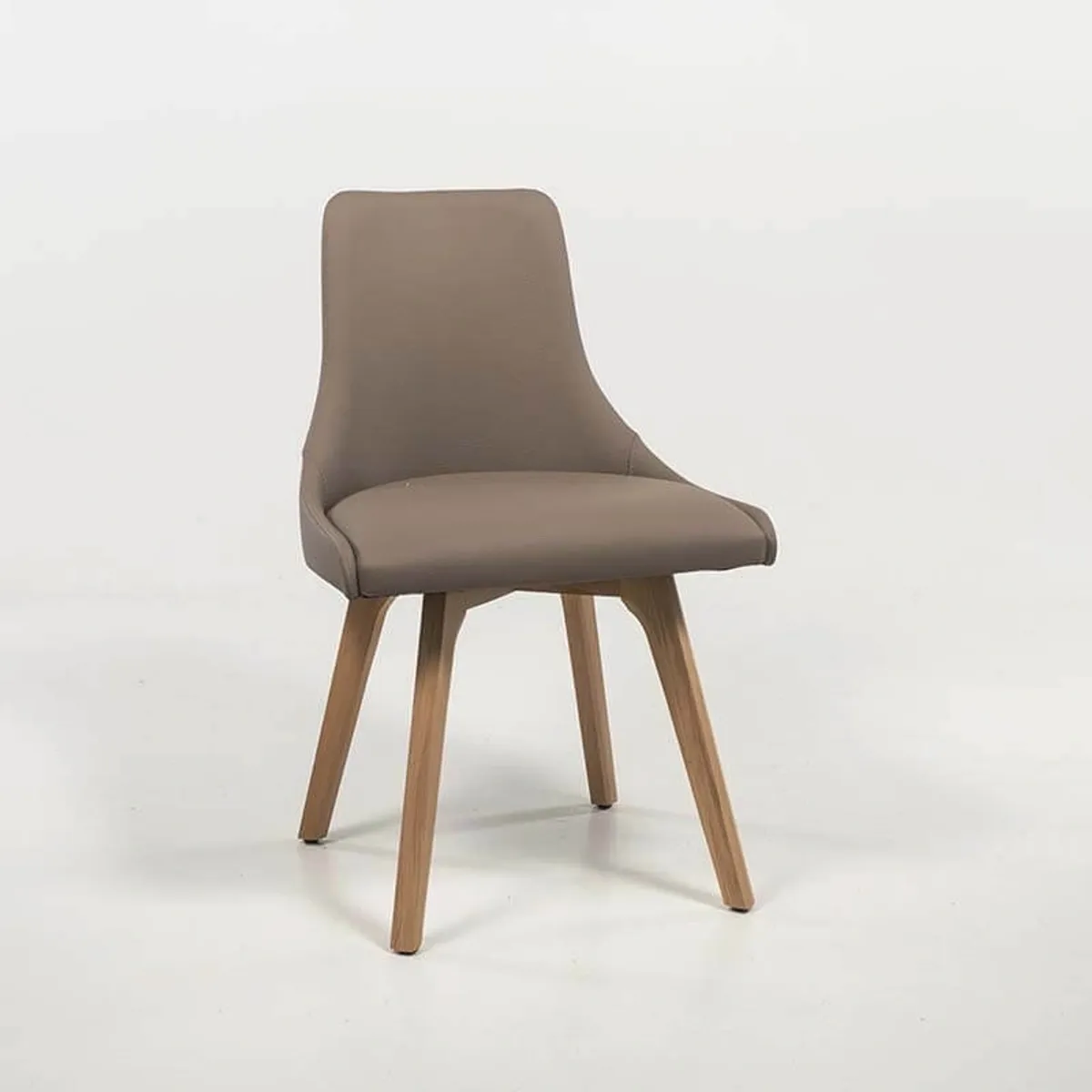 Lars - Chaise de salle à manger vintage avec pieds en bois