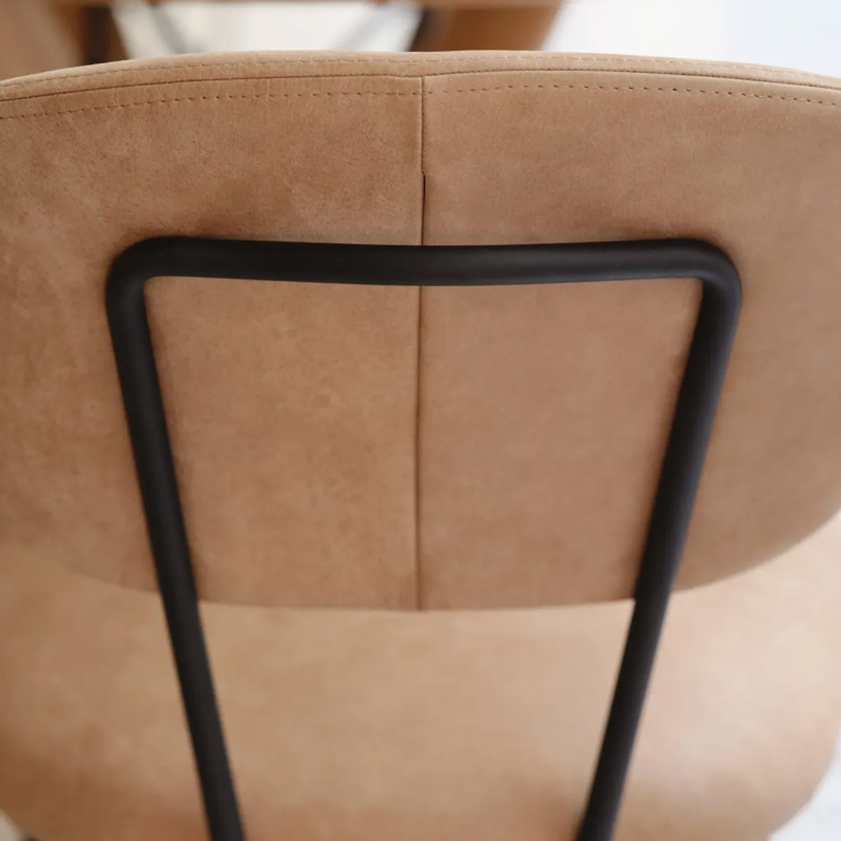 Toro Mobitec ® - Chaise cosy minimaliste en tissu et pieds métal — vue 5