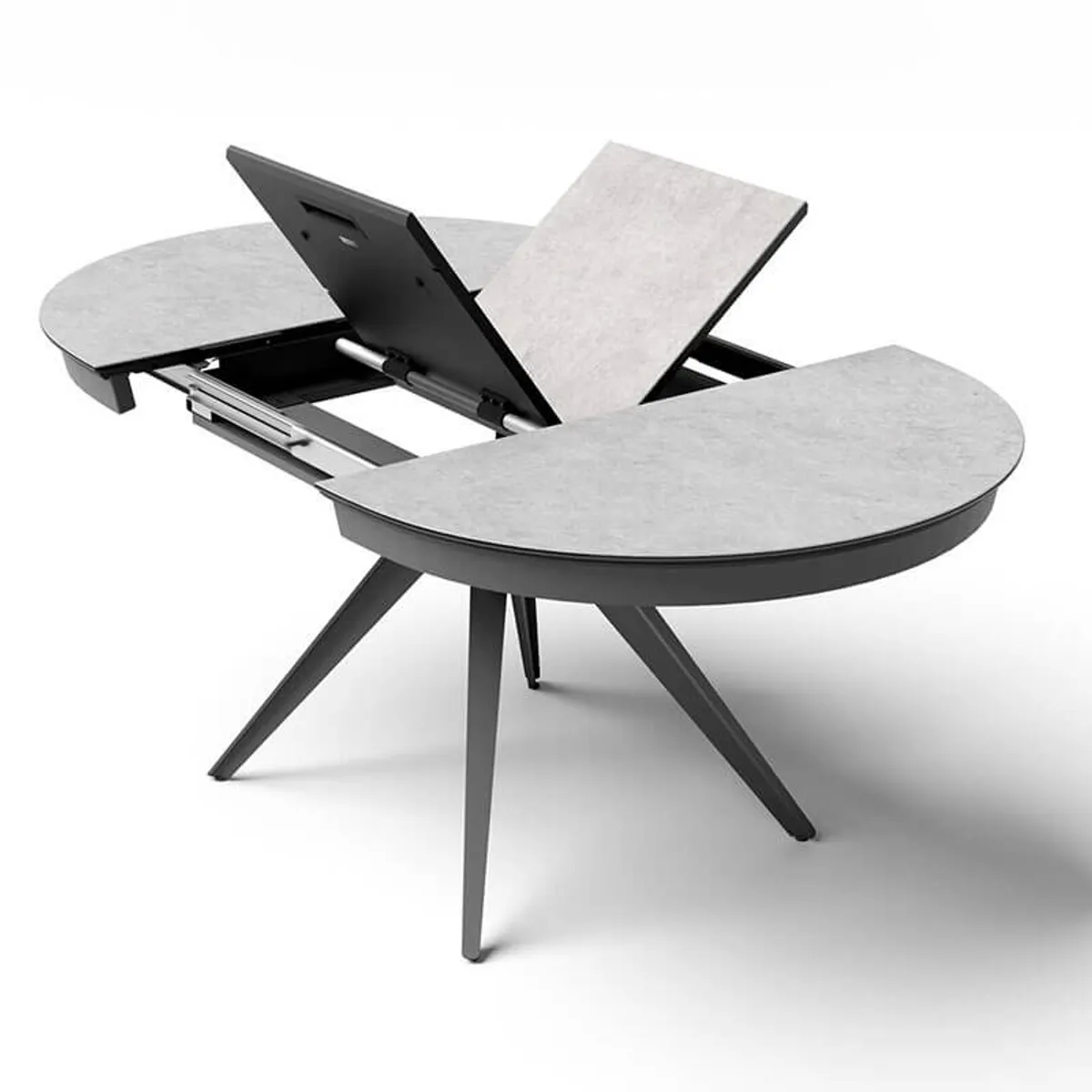 Globo - Table ovale moderne extensible en Dekton — vue 4