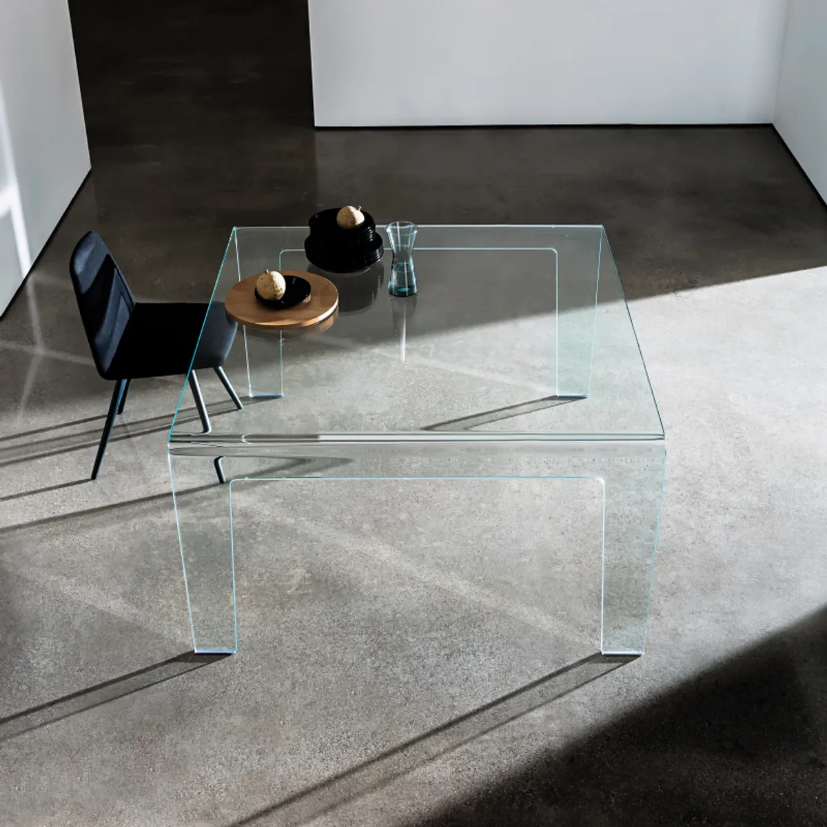 Frog Sovet® - Table design rectangulaire ou carrée en verre