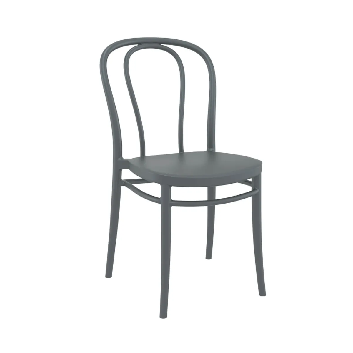 Victor - Chaise bistrot en polypropylène empilable