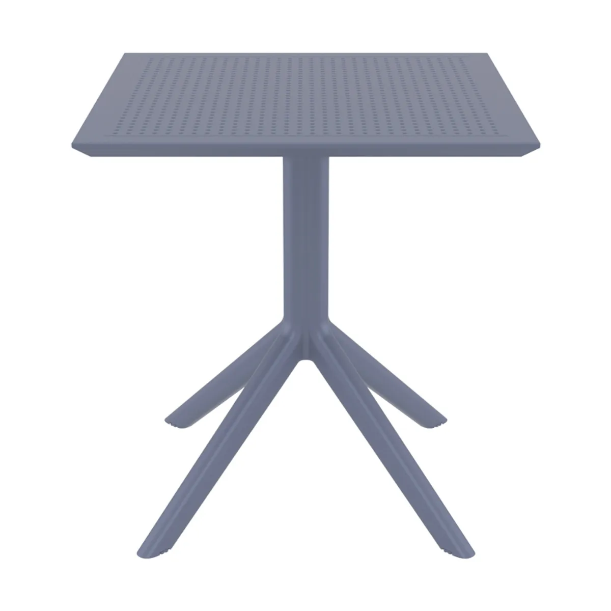 Sky - Petite table de jardin carrée en résine — vue 4