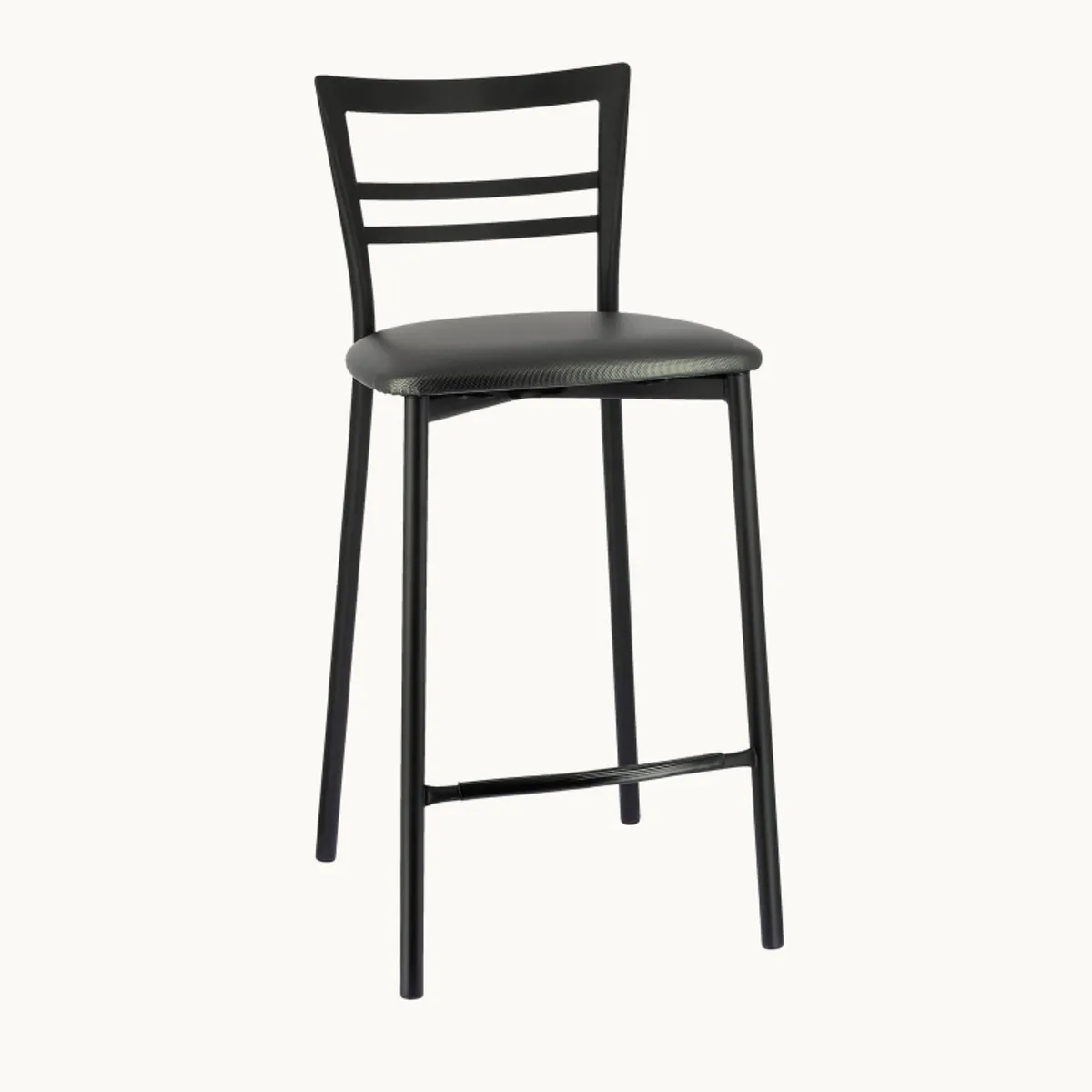 Go 1513 - Tabouret snack contemporain en synthétique et métal