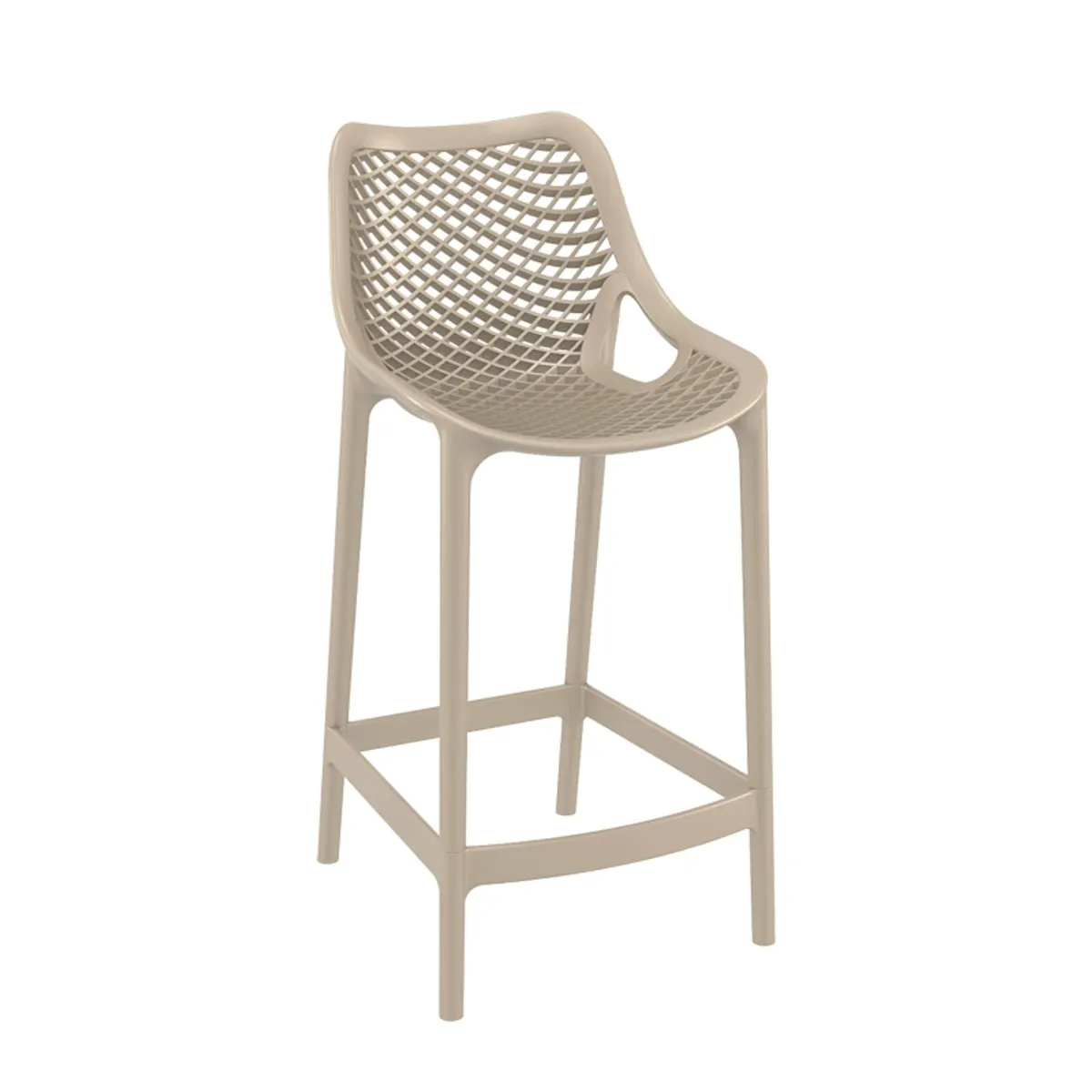 Air - Tabouret moderne en polypropylène — vue 5