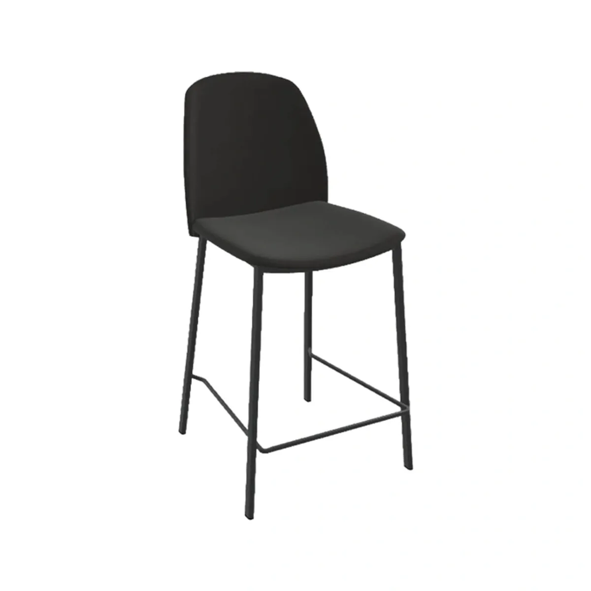 Olivia - Tabouret snack moderne en tissu