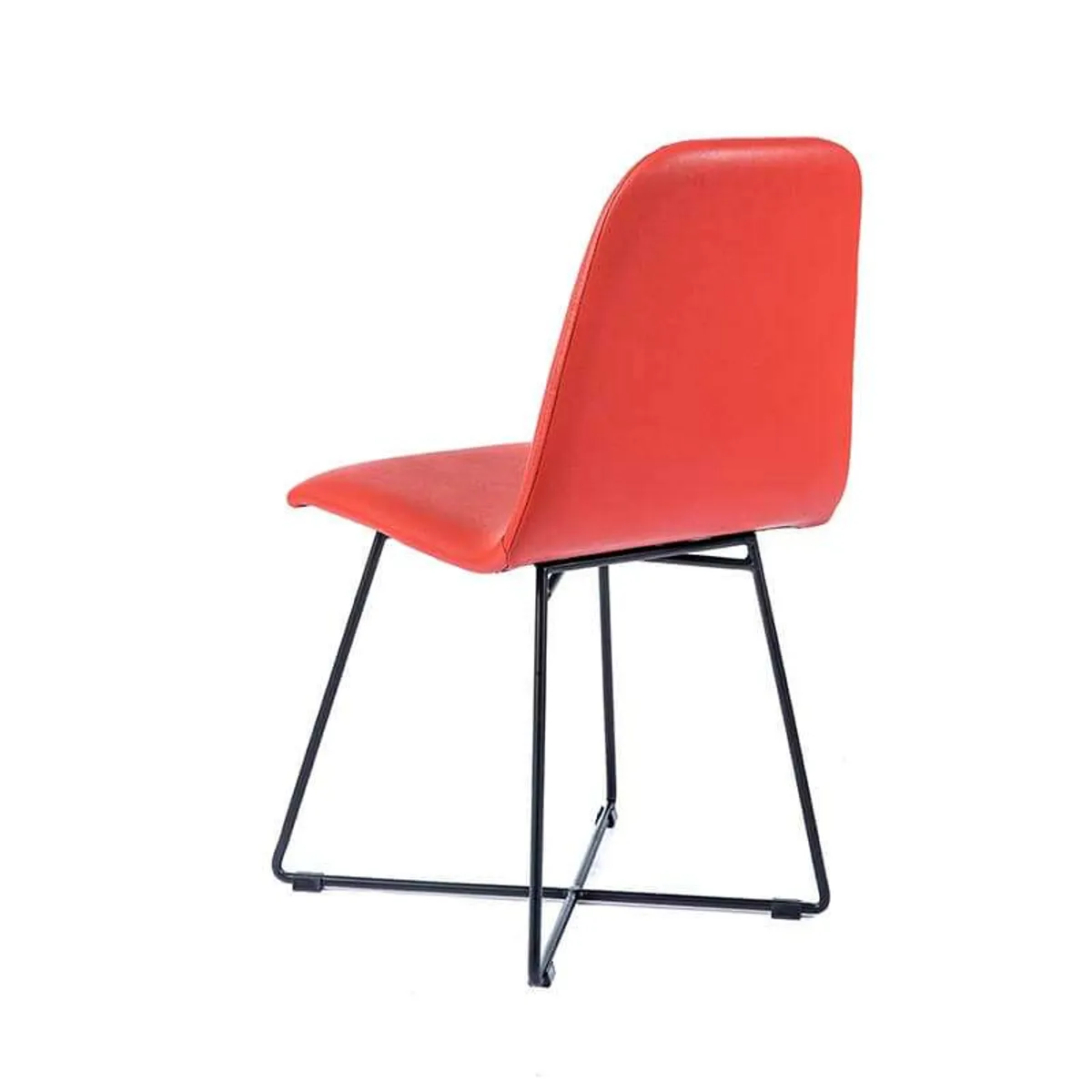 Pandora - Chaise design avec pieds filaires noirs — vue 4