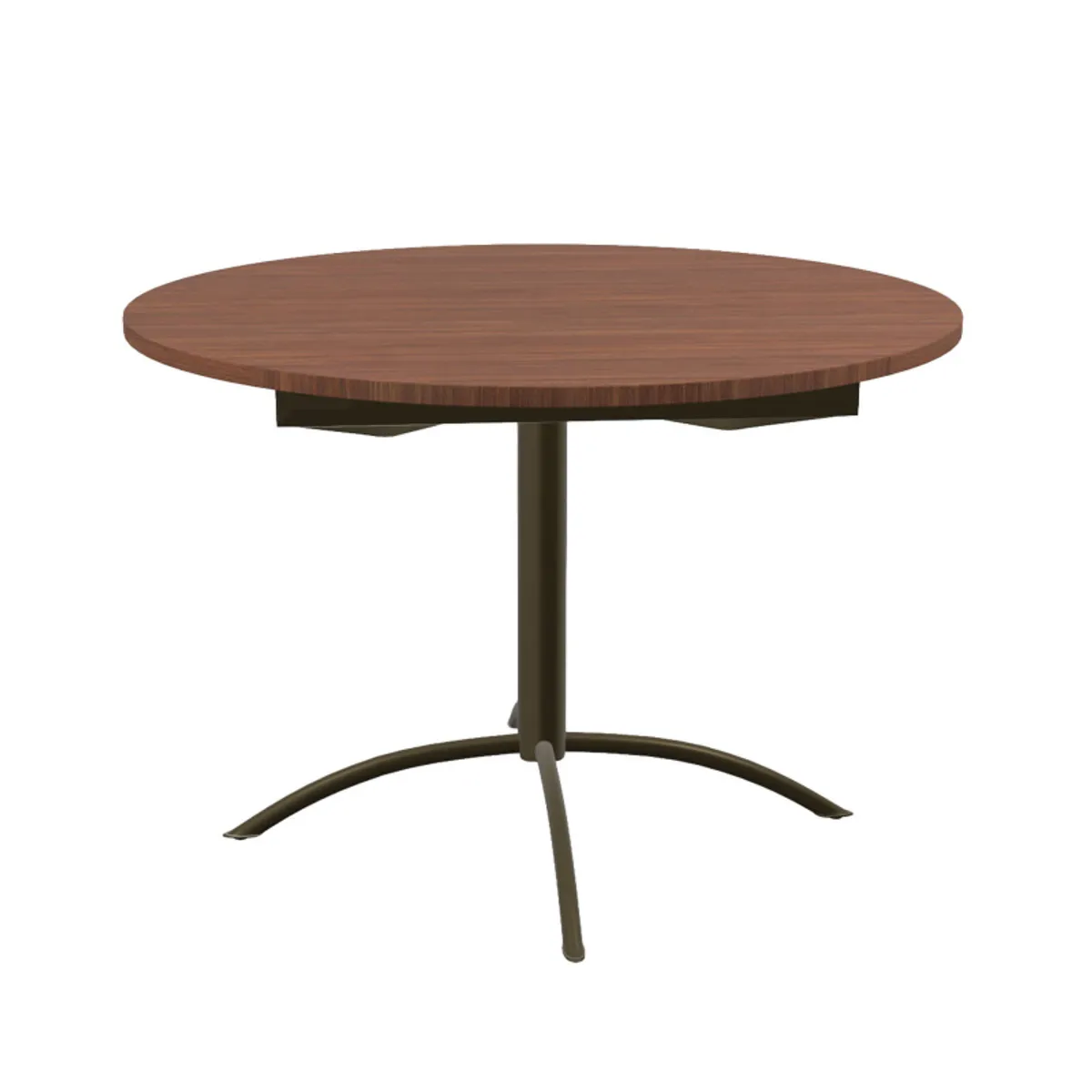 Laser - Table de cuisine ronde en stratifié extensible — vue 4