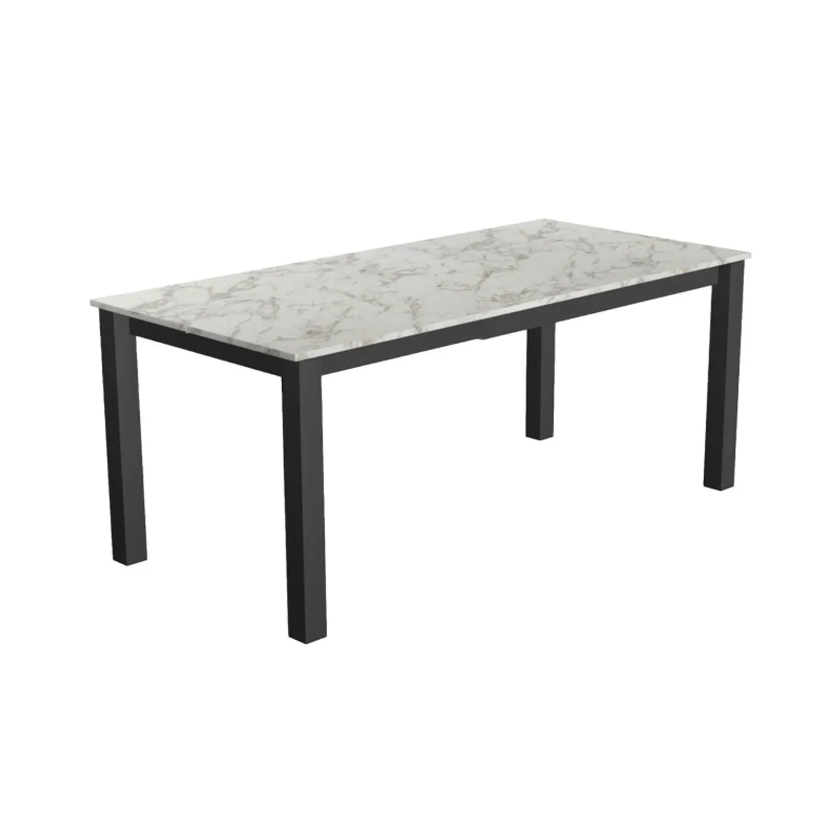 Valencia - Table de cuisine rectangulaire avec allonge — vue 5