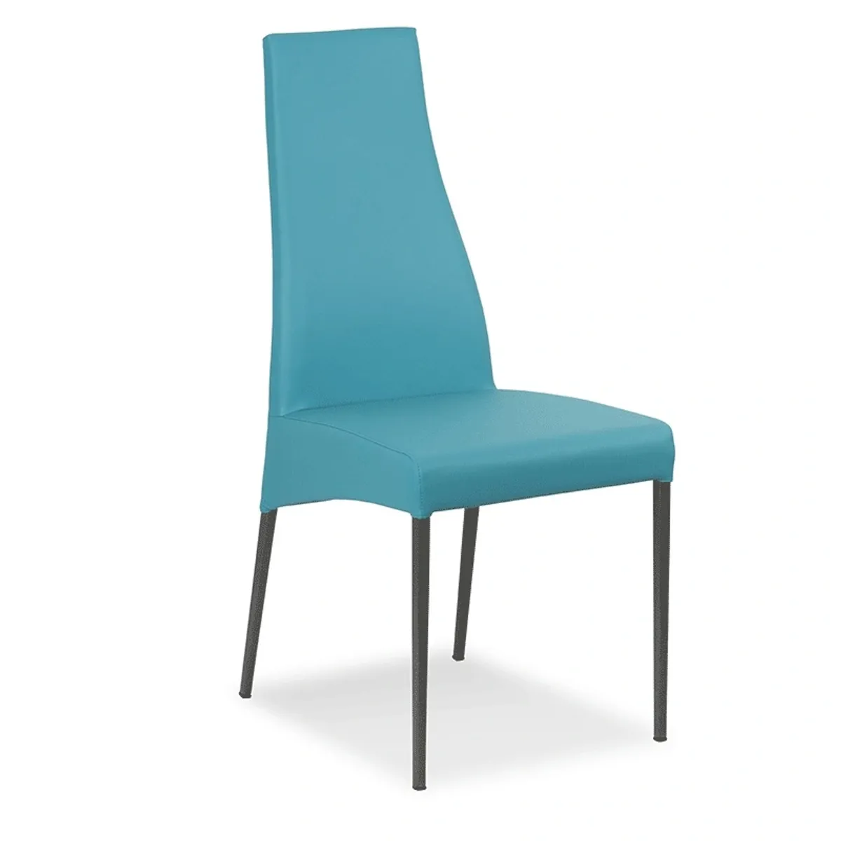 Carla - Chaise de salle à manger italienne en synthétique
