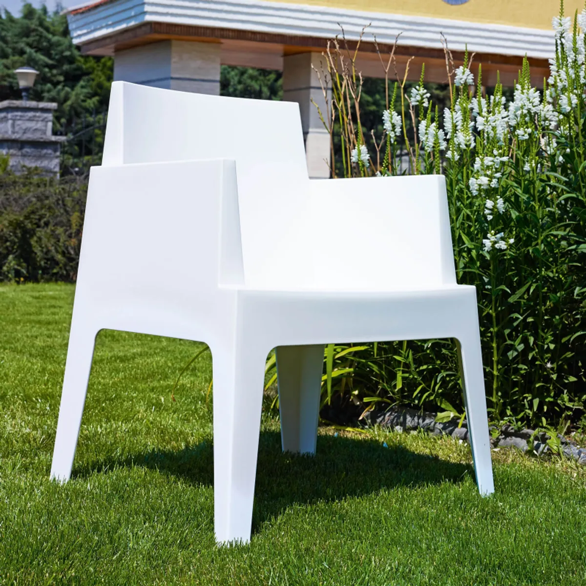 Box - Fauteuil de terrasse moderne en polypropylène