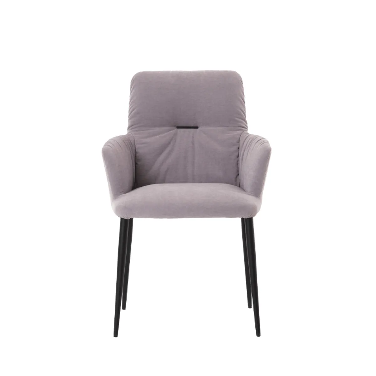 Aura Mobitec® - Chaise avec accoudoirs moderne tissu et pieds en métal — vue 3