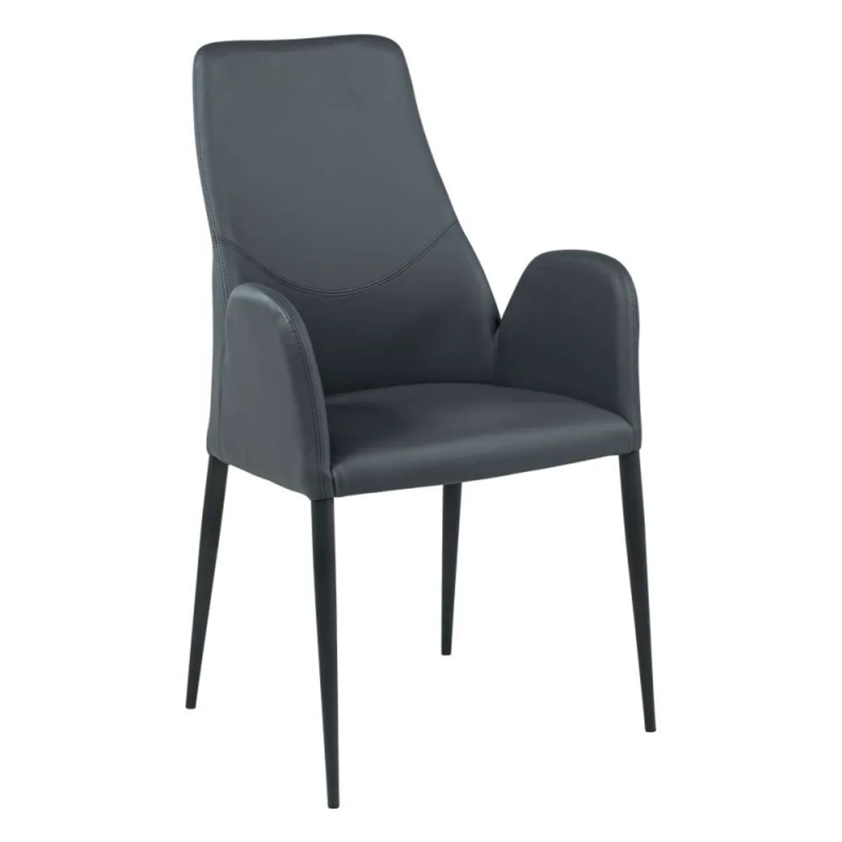 Bridge Mathilde - Fauteuil moderne en synthétique et métal fabriqué en Italie