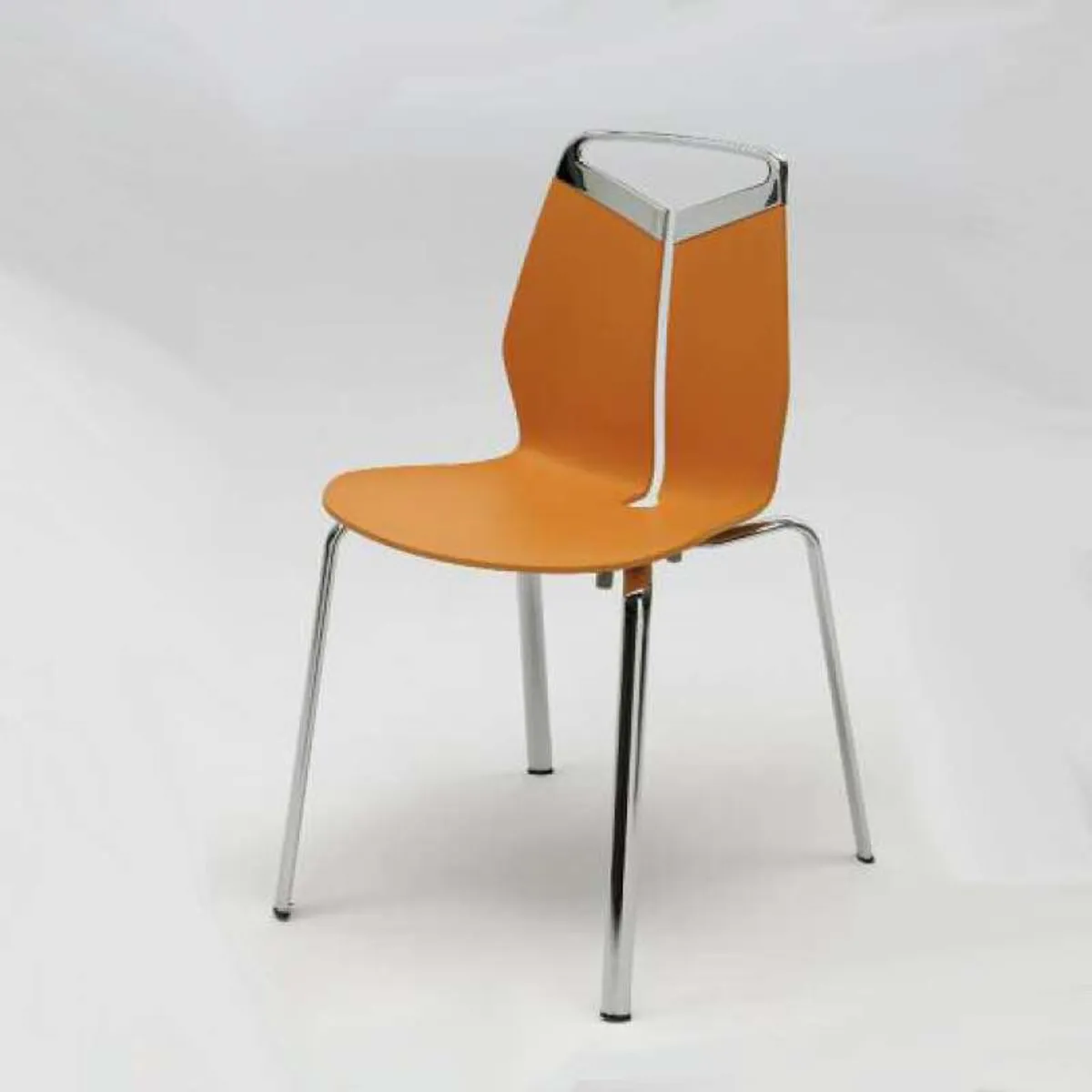 Gripp - Chaise design coque polypropylène pieds en métal — vue 3